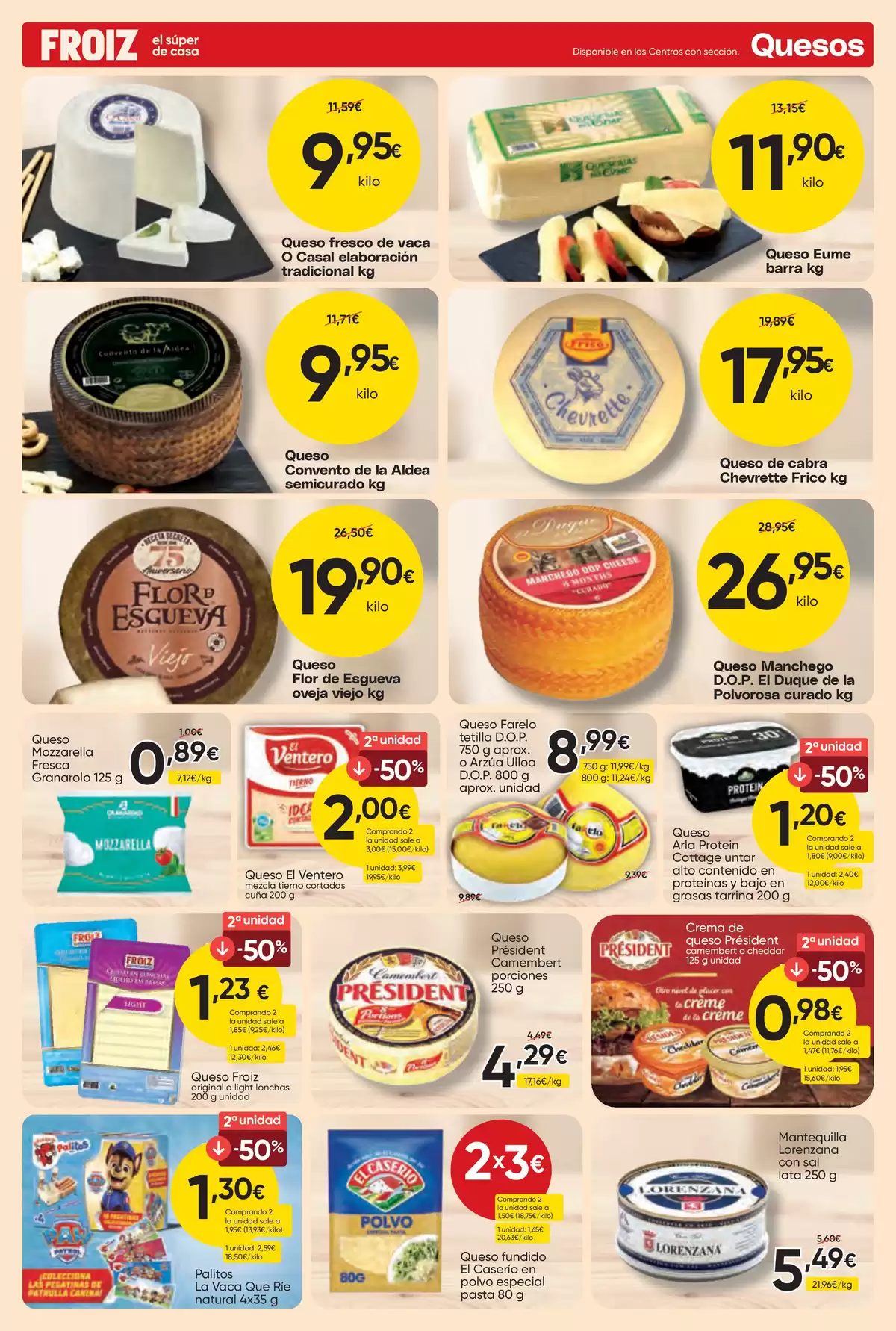 Ofertas de Froiz España de 25 marzo a 8 abril 2026 Folleto de descuentos