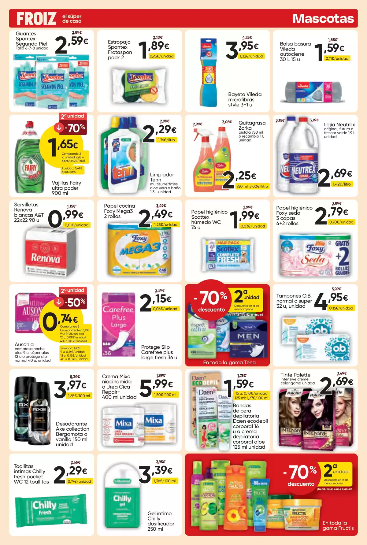Ofertas de Froiz España de 25 marzo a 8 abril 2026 Folleto de descuentos