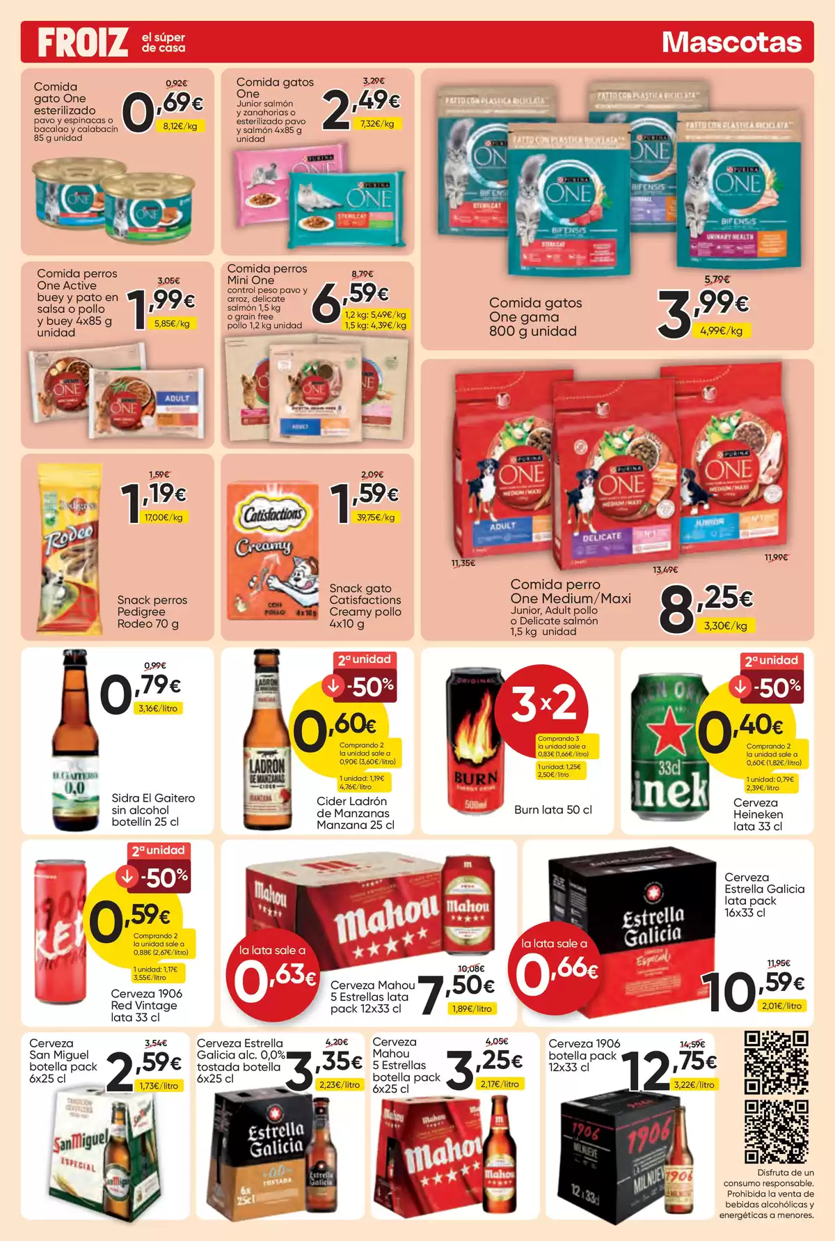 Ofertas de Froiz España de 25 marzo a 8 abril 2026 Folleto de descuentos