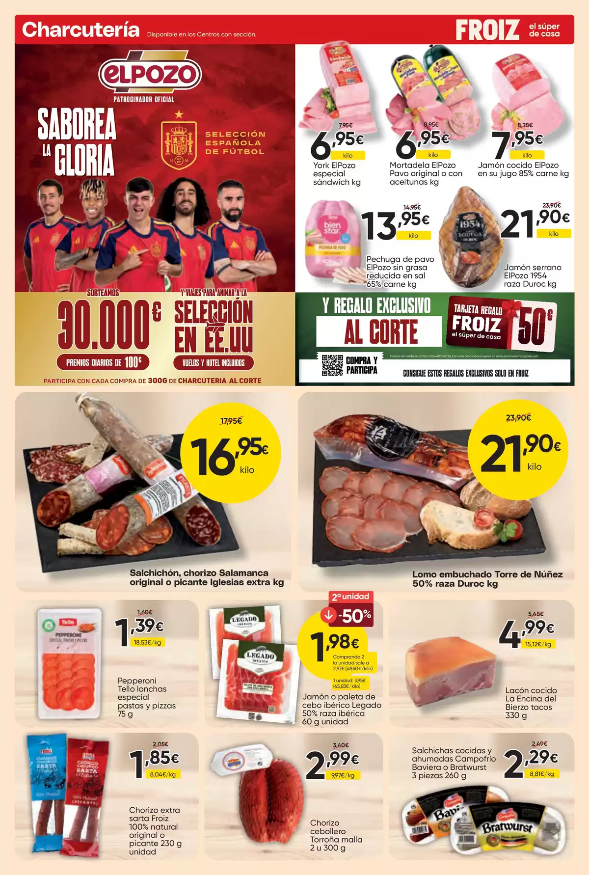 Ofertas de Froiz España de 25 marzo a 8 abril 2026 Folleto de descuentos