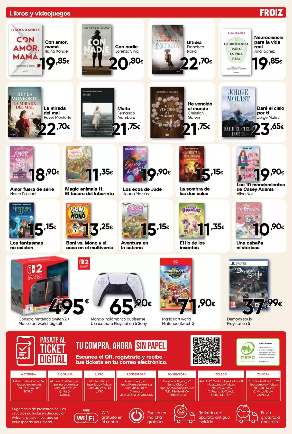 Ofertas de Froiz Hipermercados España de 25 marzo a 22 abril 2026 Folleto de descuentos