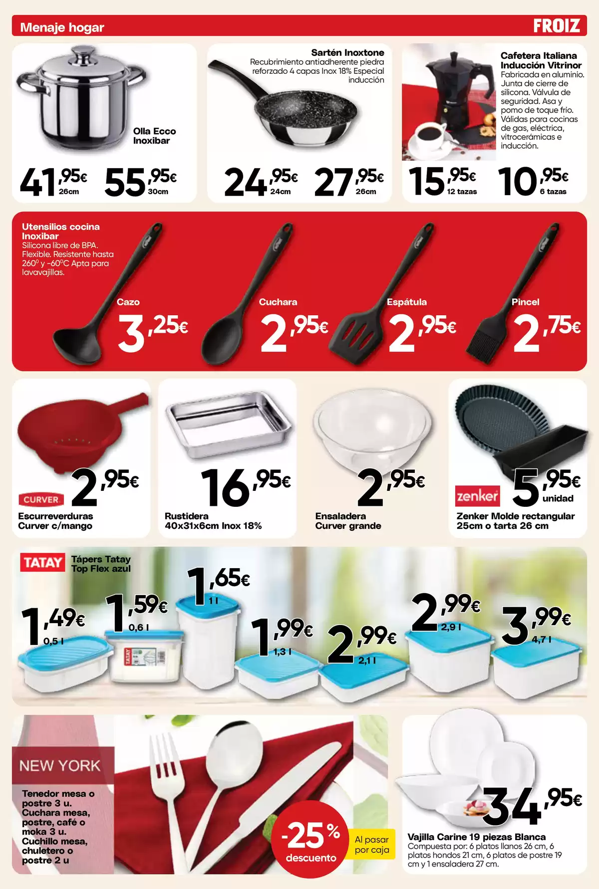 Ofertas de Froiz Hipermercados España de 25 marzo a 22 abril 2026 Folleto de descuentos