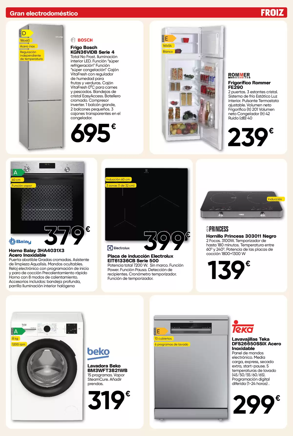 Ofertas de Froiz Hipermercados España de 25 marzo a 22 abril 2026 Folleto de descuentos