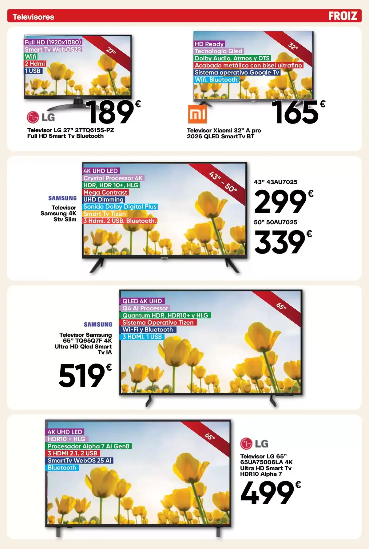 Ofertas de Froiz Hipermercados España de 25 marzo a 22 abril 2026 Folleto de descuentos