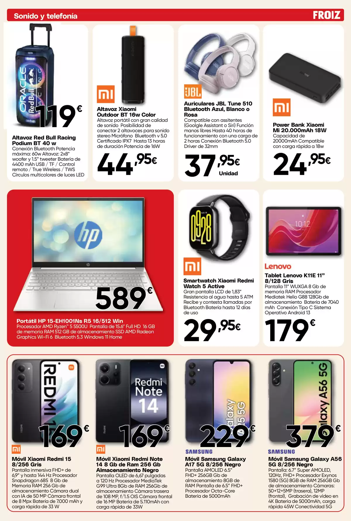 Ofertas de Froiz Hipermercados España de 25 marzo a 22 abril 2026 Folleto de descuentos