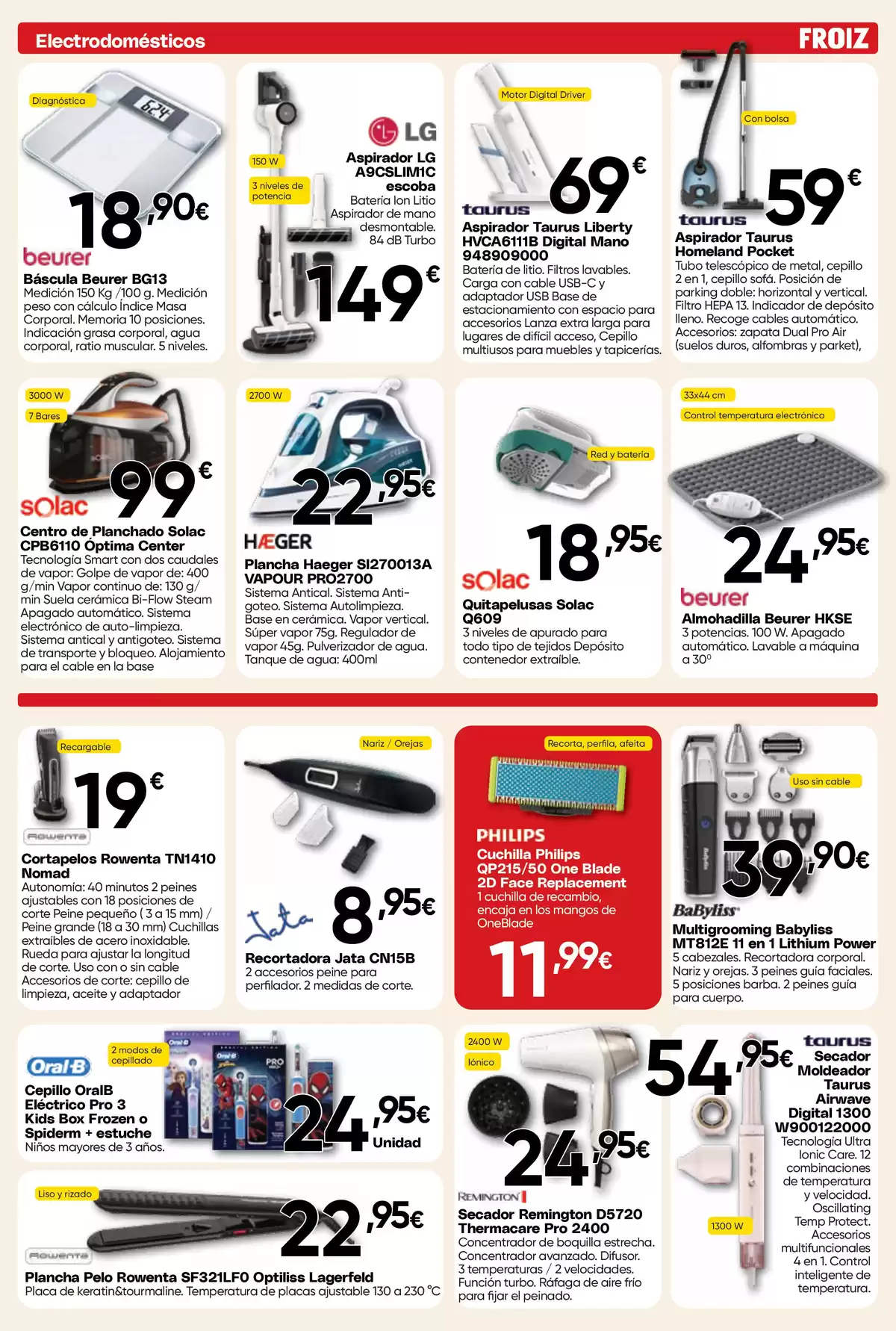 Ofertas de Froiz Hipermercados España de 25 marzo a 22 abril 2026 Folleto de descuentos