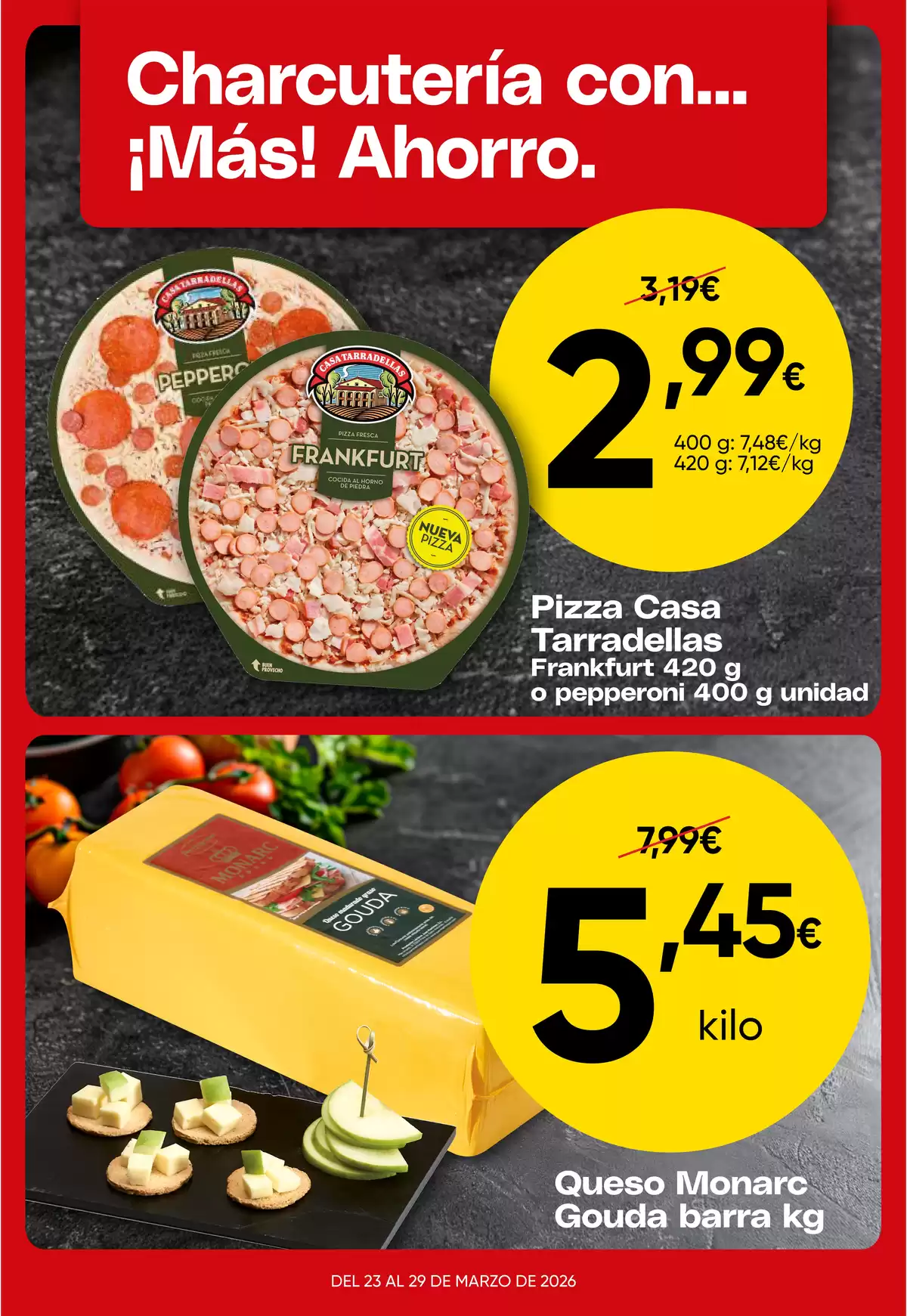 Ofertas de Froiz España de 25 marzo a 29 abril 2026 Frutería con... ¡Más! Ahorro