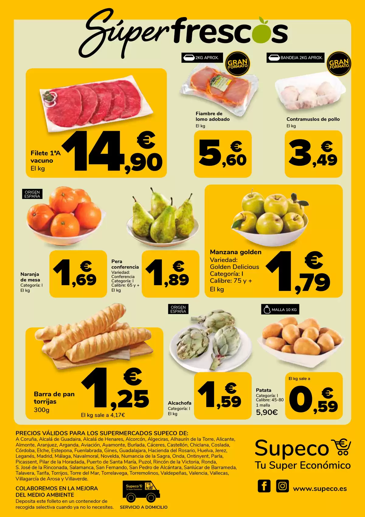 Ofertas de Supeco España de 23 a 30 marzo 2026 Ofertas super económico