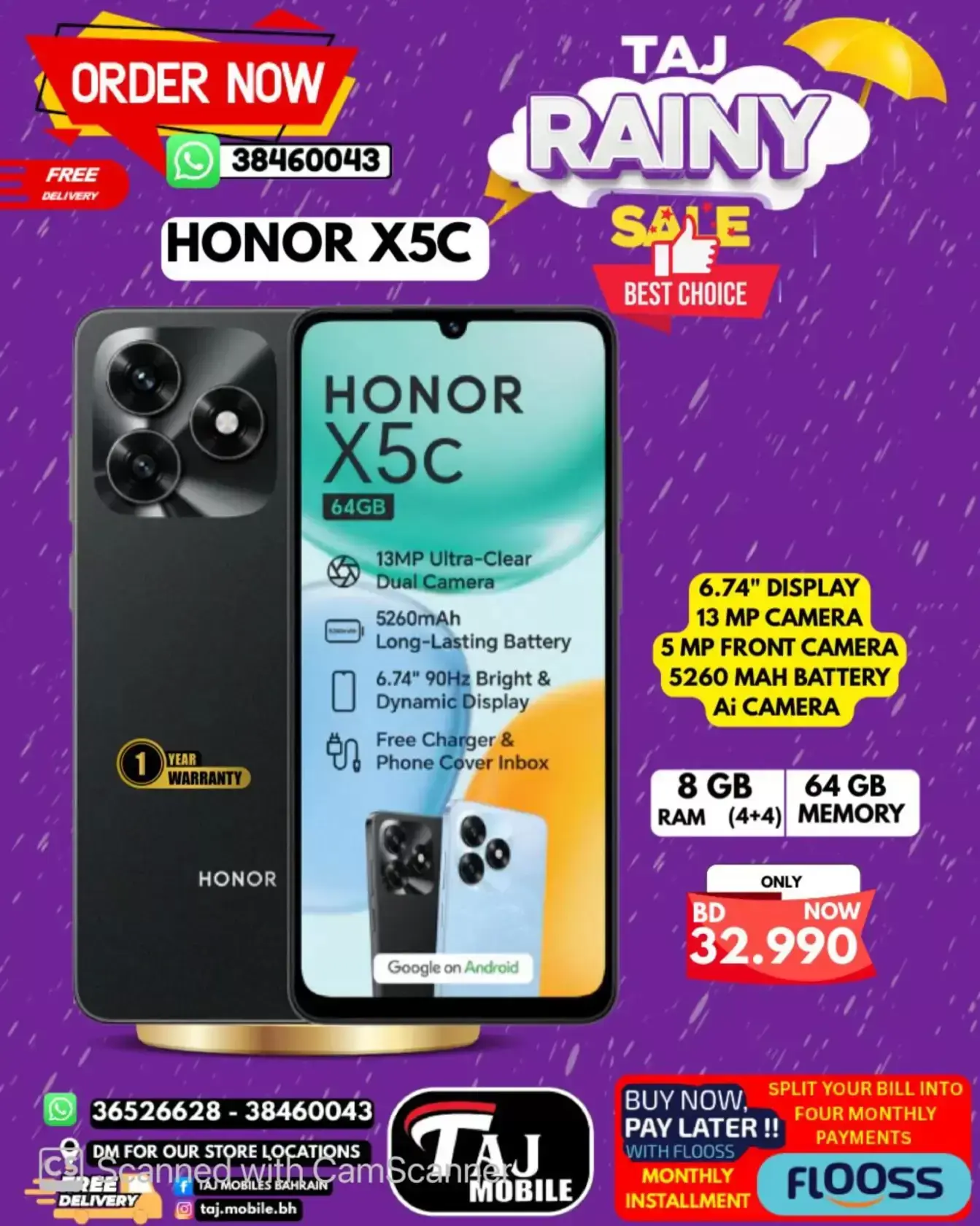 Taj Hypermarket Oman offers from 27 March to 2 April 2026 Rainy Days