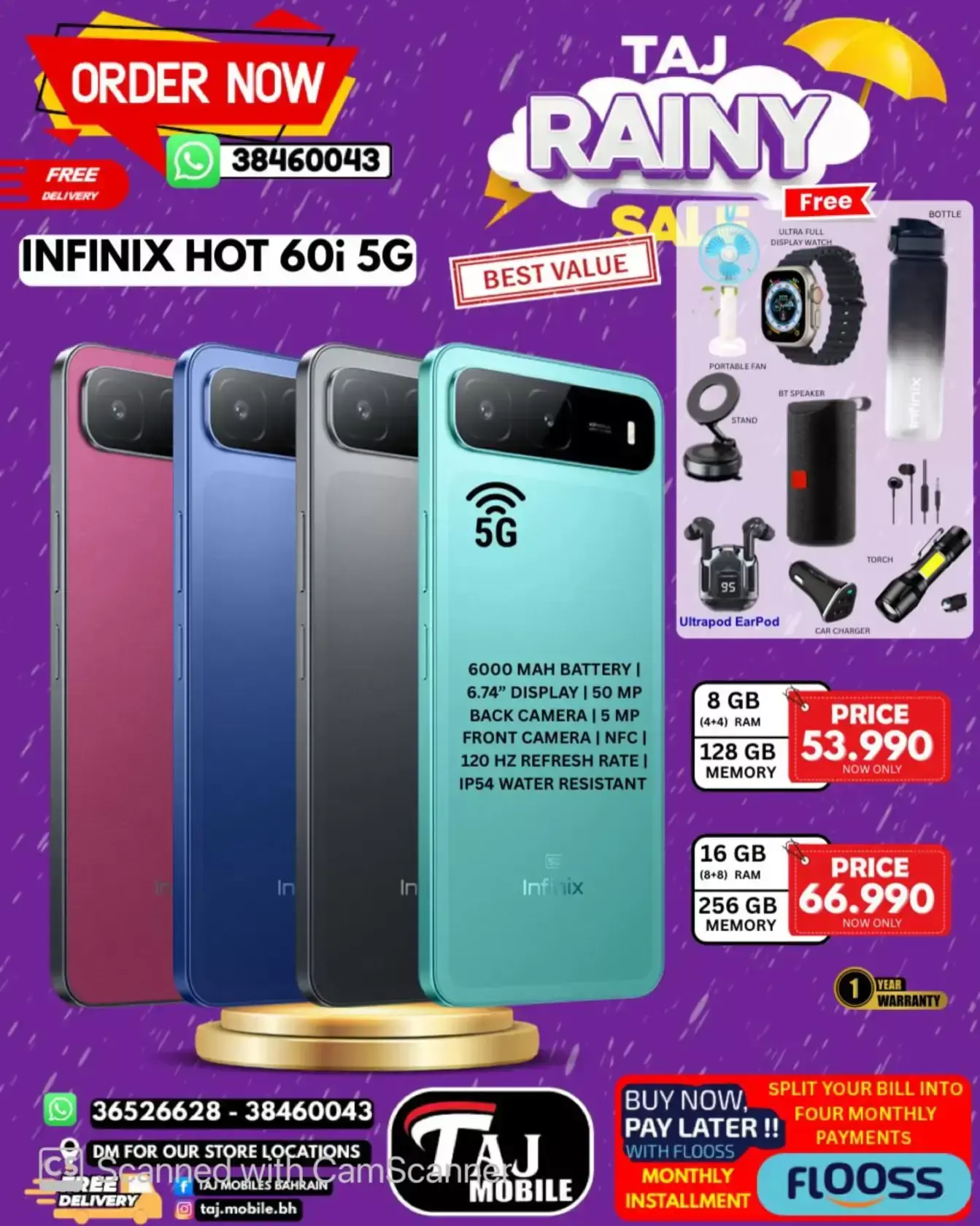 Taj Hypermarket Oman offers from 27 March to 2 April 2026 Rainy Days