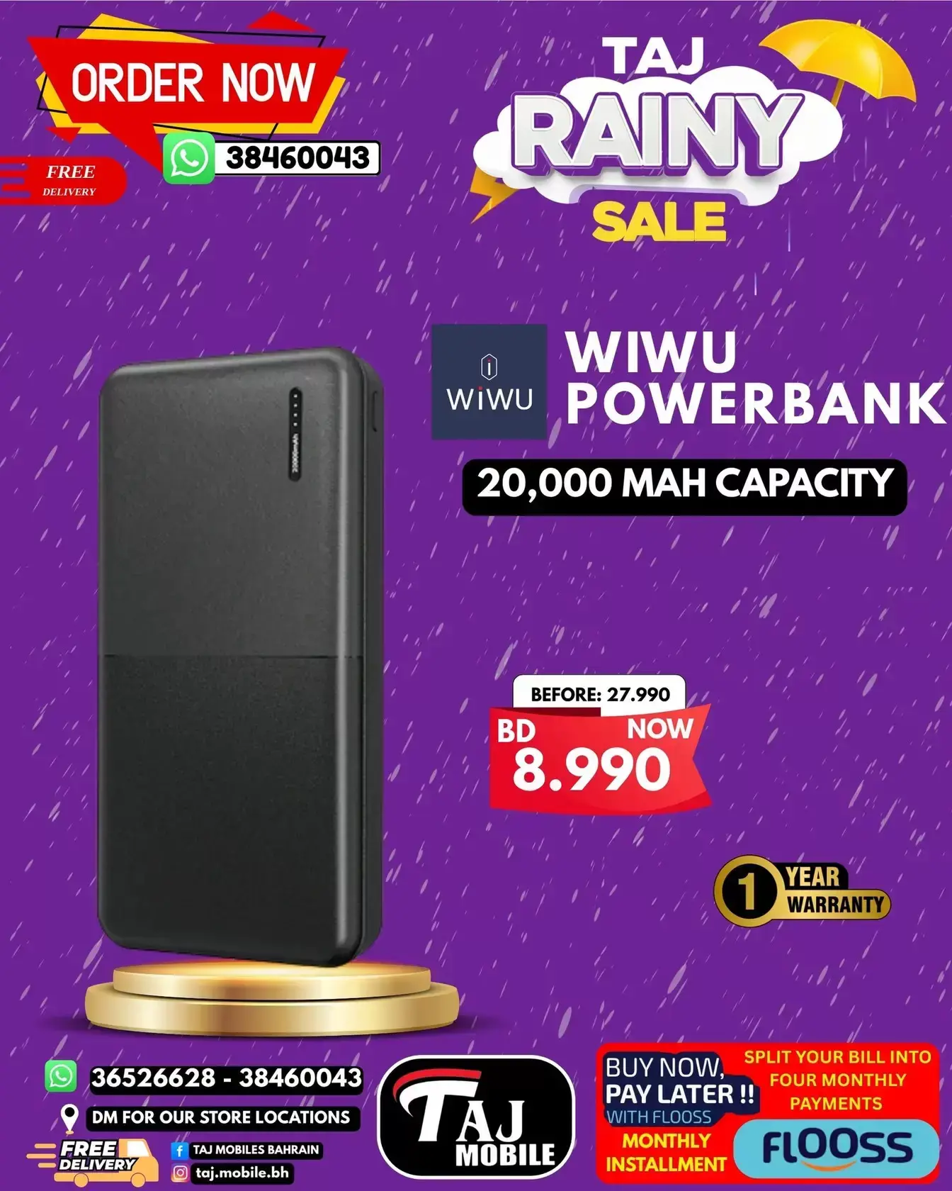 Taj Hypermarket Oman offers from 27 March to 2 April 2026 Rainy Days