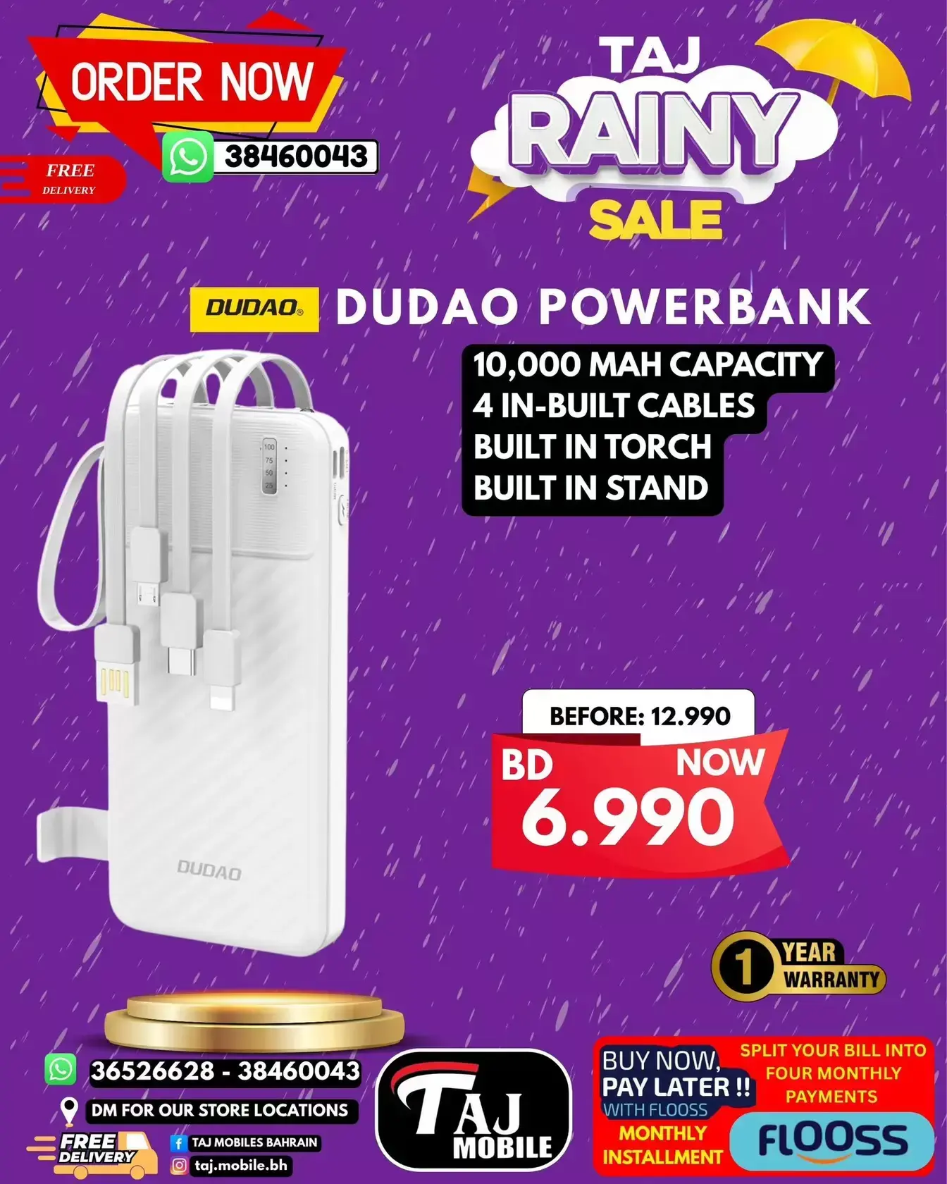 Taj Hypermarket Oman offers from 27 March to 2 April 2026 Rainy Days