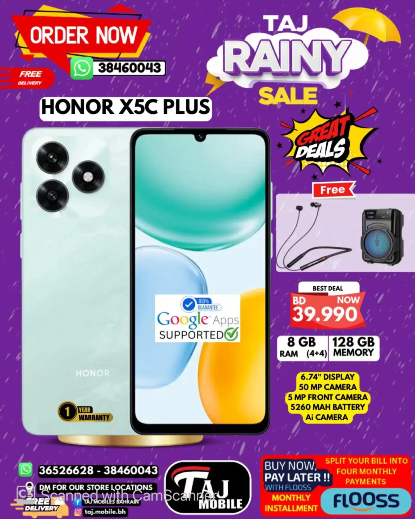 Taj Hypermarket Oman offers from 27 March to 2 April 2026 Rainy Days