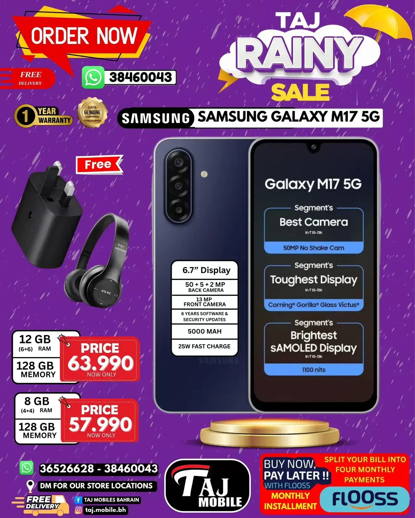 Taj Hypermarket Oman offers from 27 March to 2 April 2026 Rainy Days