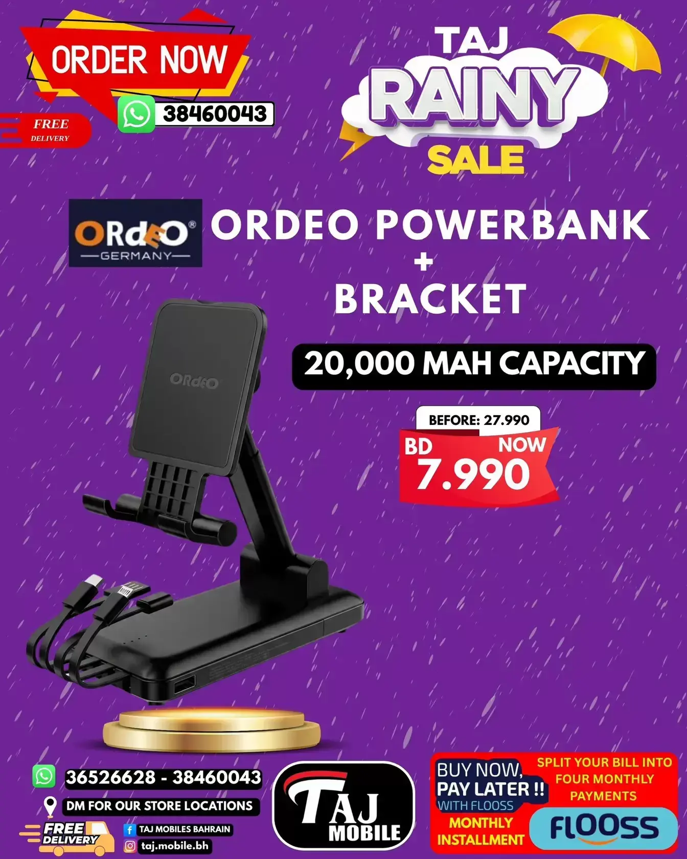 Taj Hypermarket Oman offers from 27 March to 2 April 2026 Rainy Days