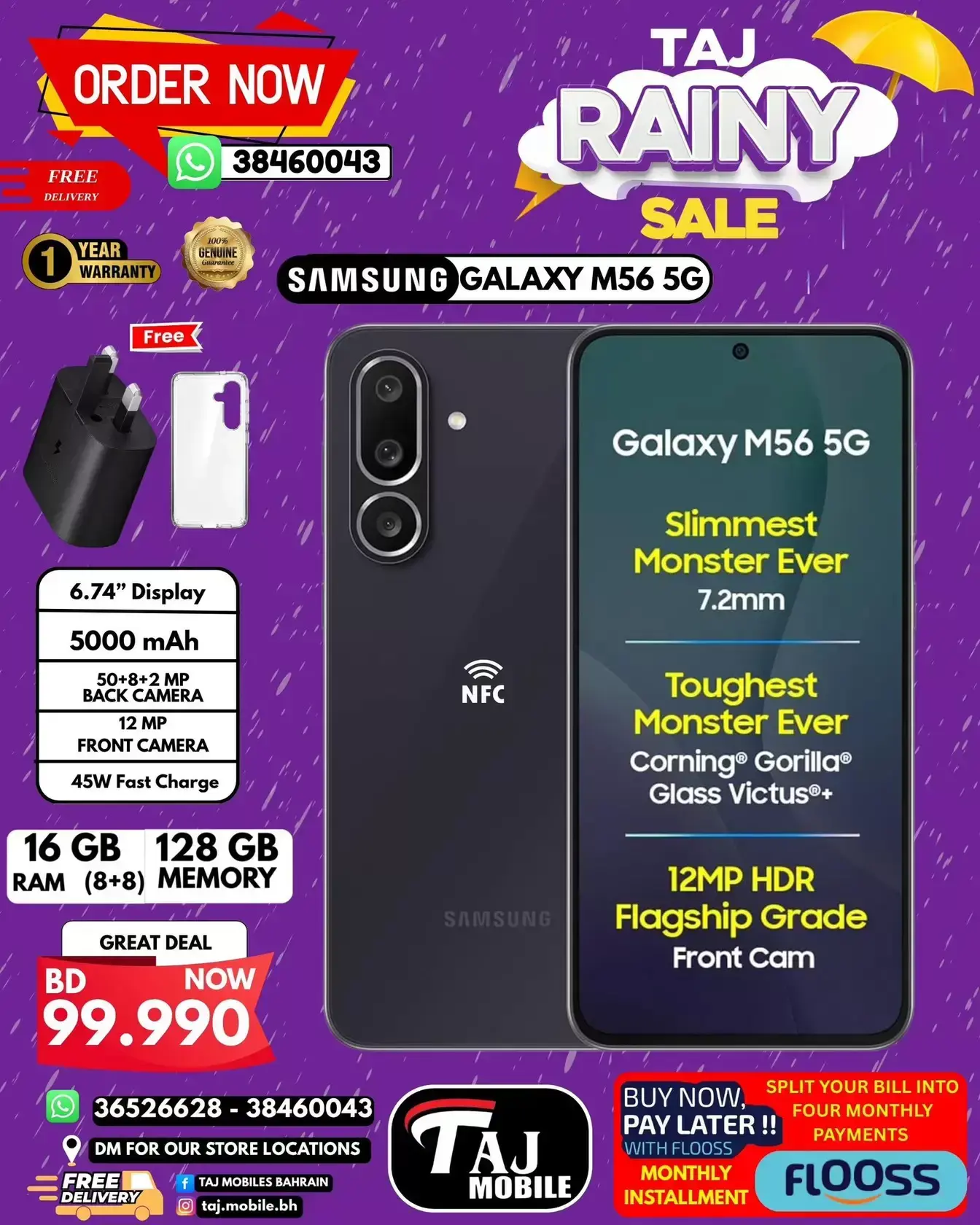 Taj Hypermarket Oman offers from 27 March to 2 April 2026 Rainy Days