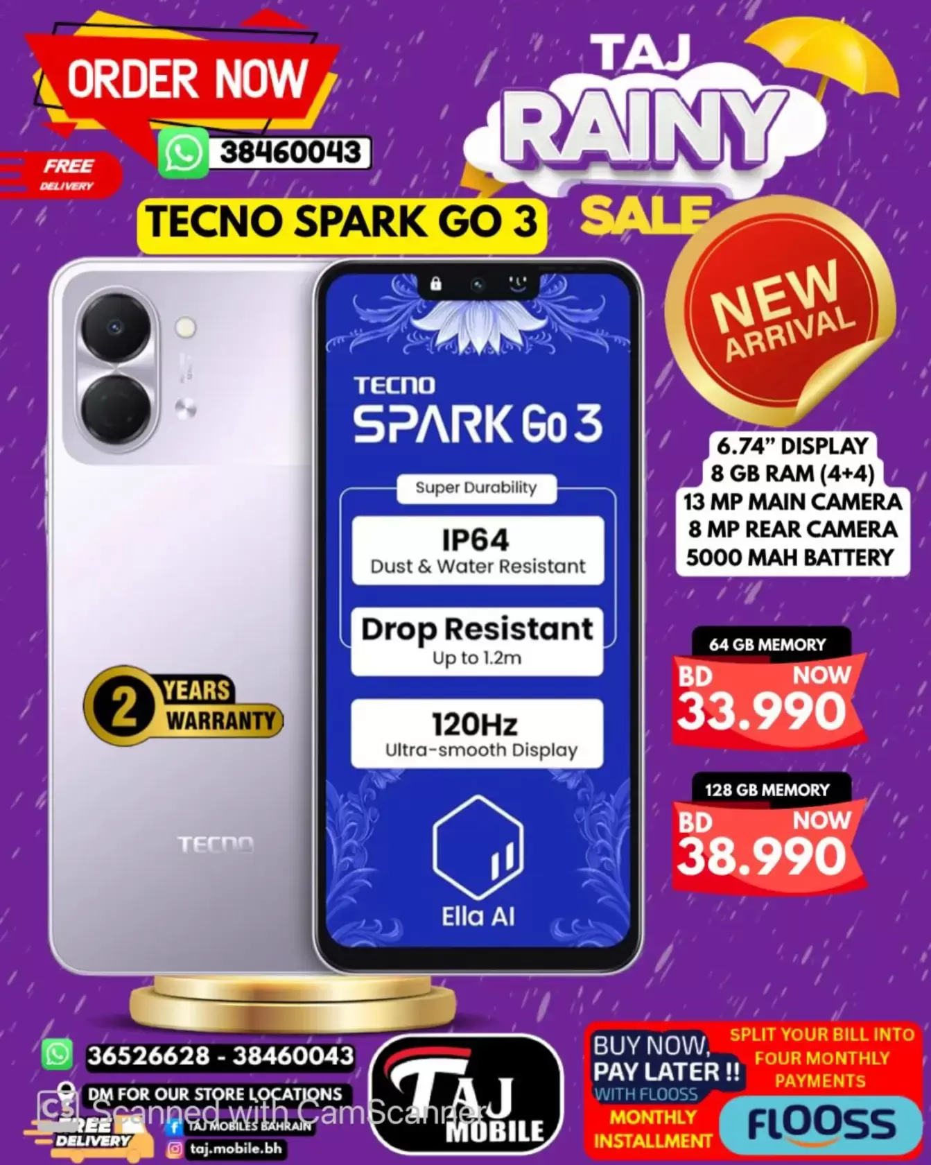 Taj Hypermarket Oman offers from 27 March to 2 April 2026 Rainy Days