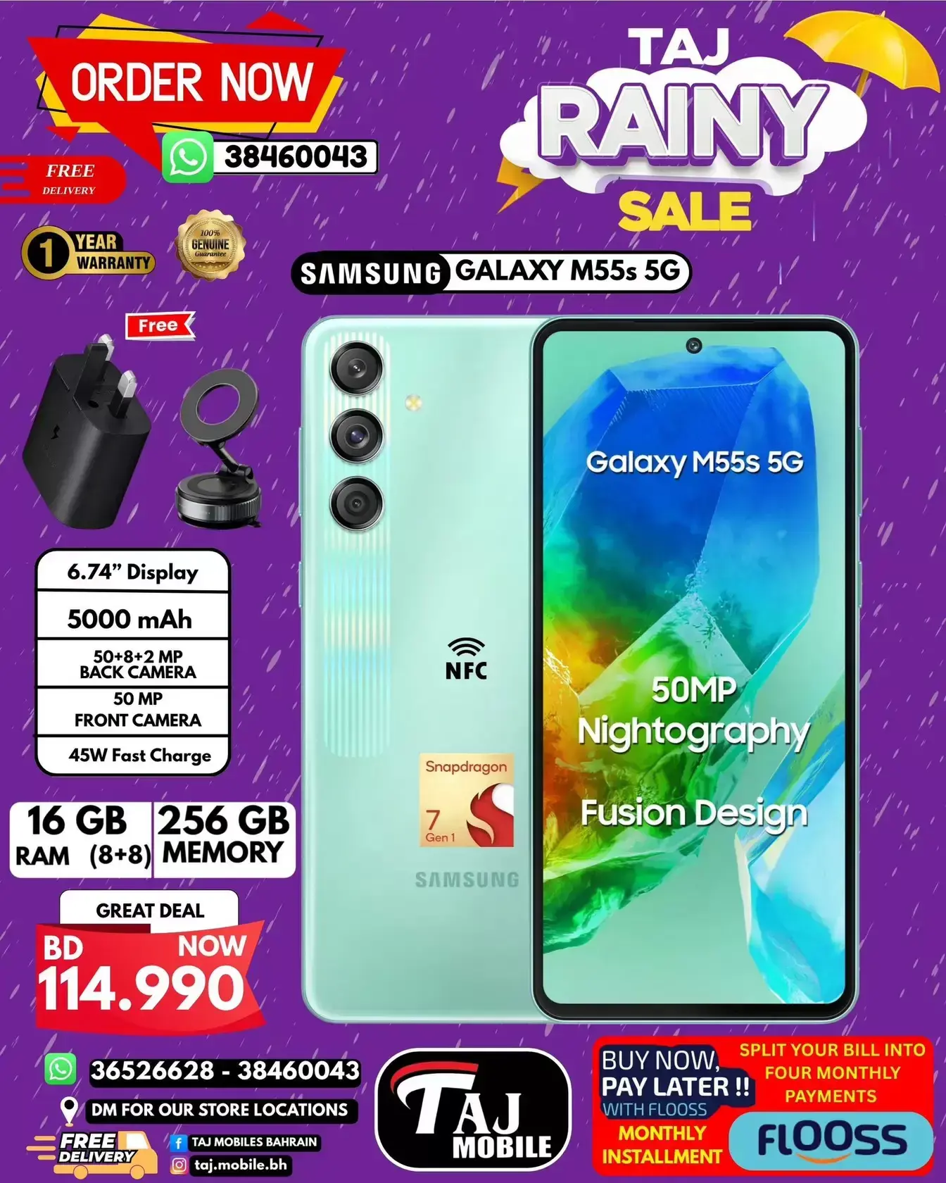 Taj Hypermarket Oman offers from 27 March to 2 April 2026 Rainy Days