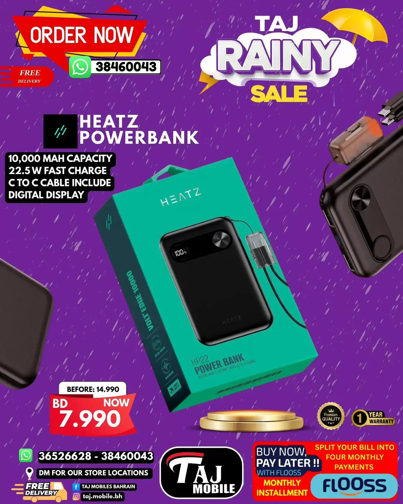 Taj Hypermarket Oman offers from 27 March to 2 April 2026 Rainy Days