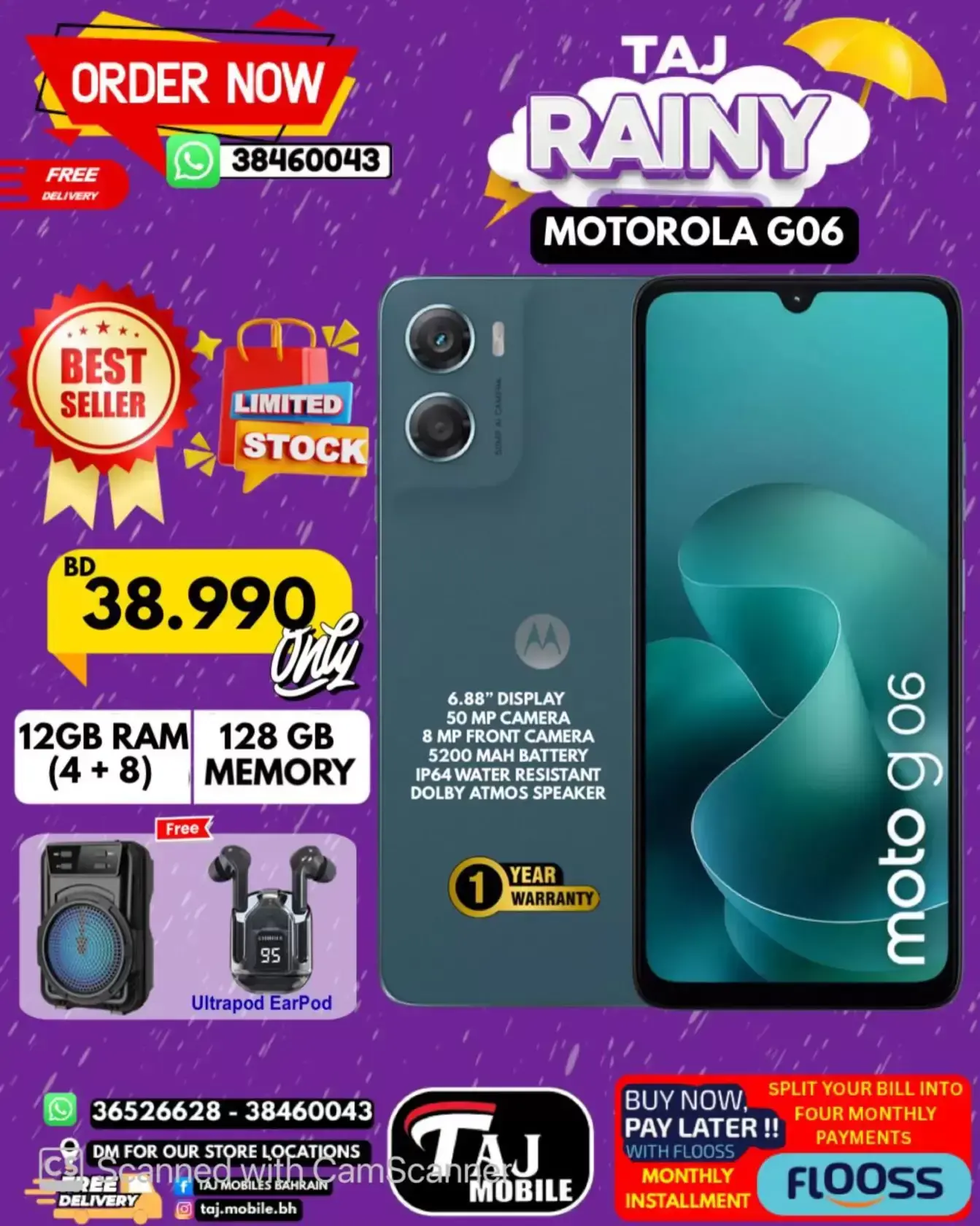 Taj Hypermarket Oman offers from 27 March to 2 April 2026 Rainy Days