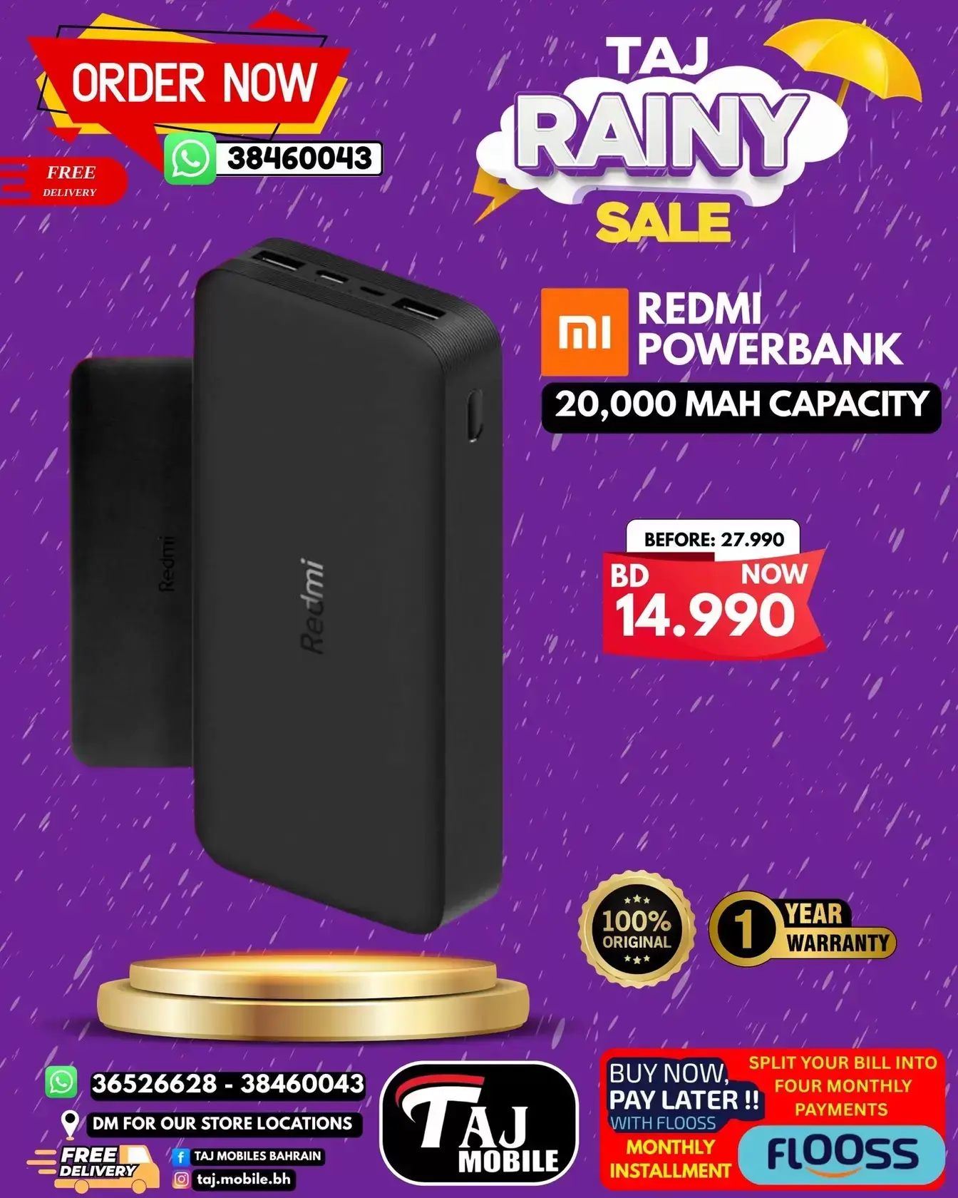 Taj Hypermarket Oman offers from 27 March to 2 April 2026 Rainy Days