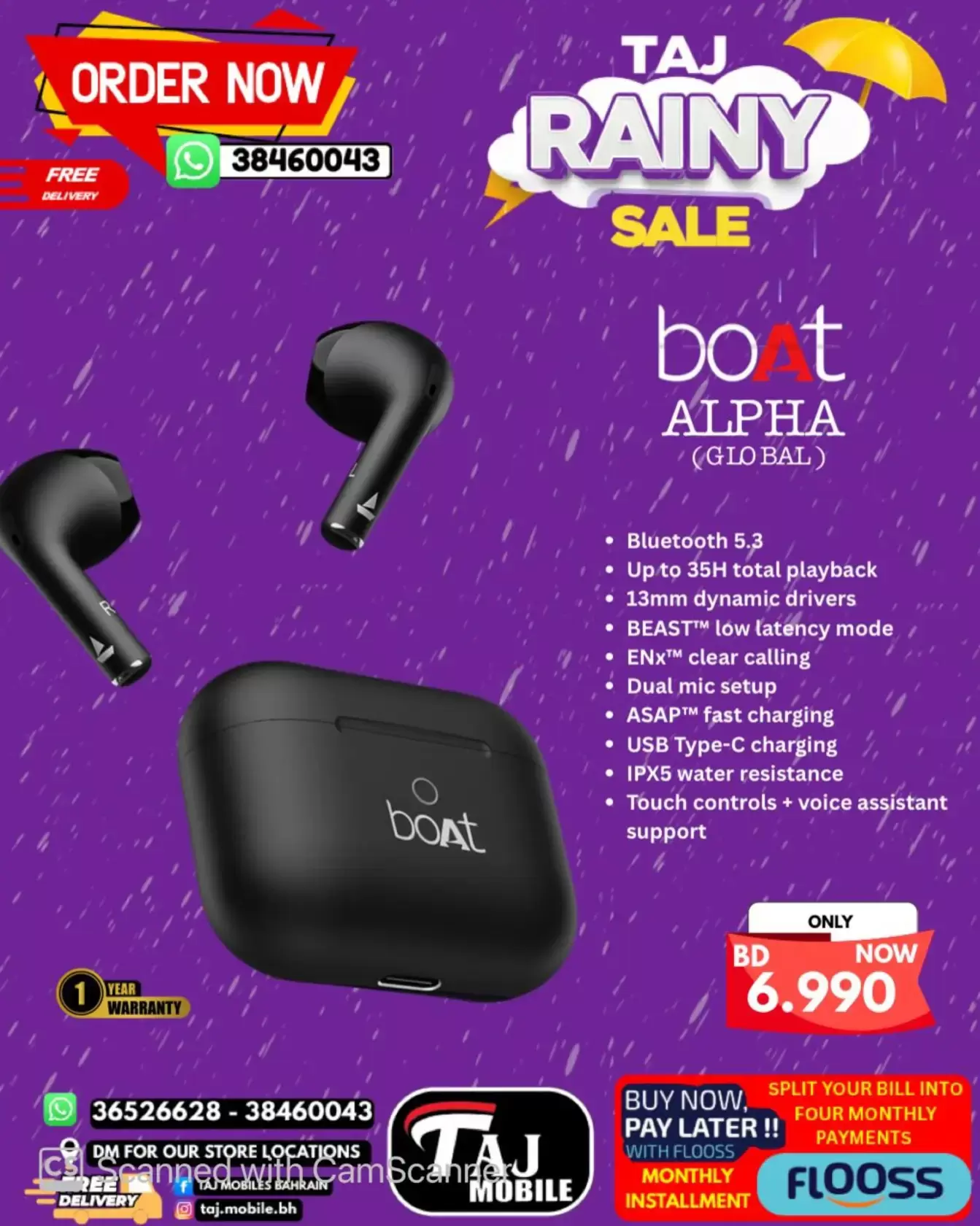 Taj Hypermarket Oman offers from 27 March to 2 April 2026 Rainy Days