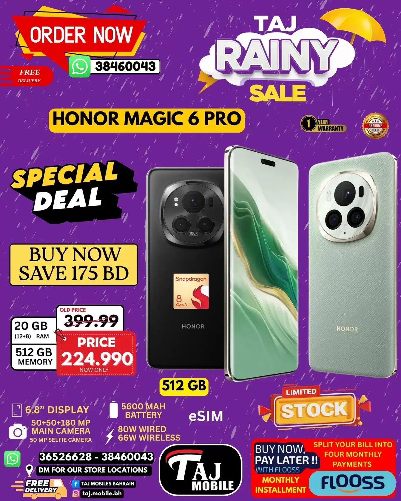 Taj Hypermarket Oman offers from 27 March to 2 April 2026 Rainy Days