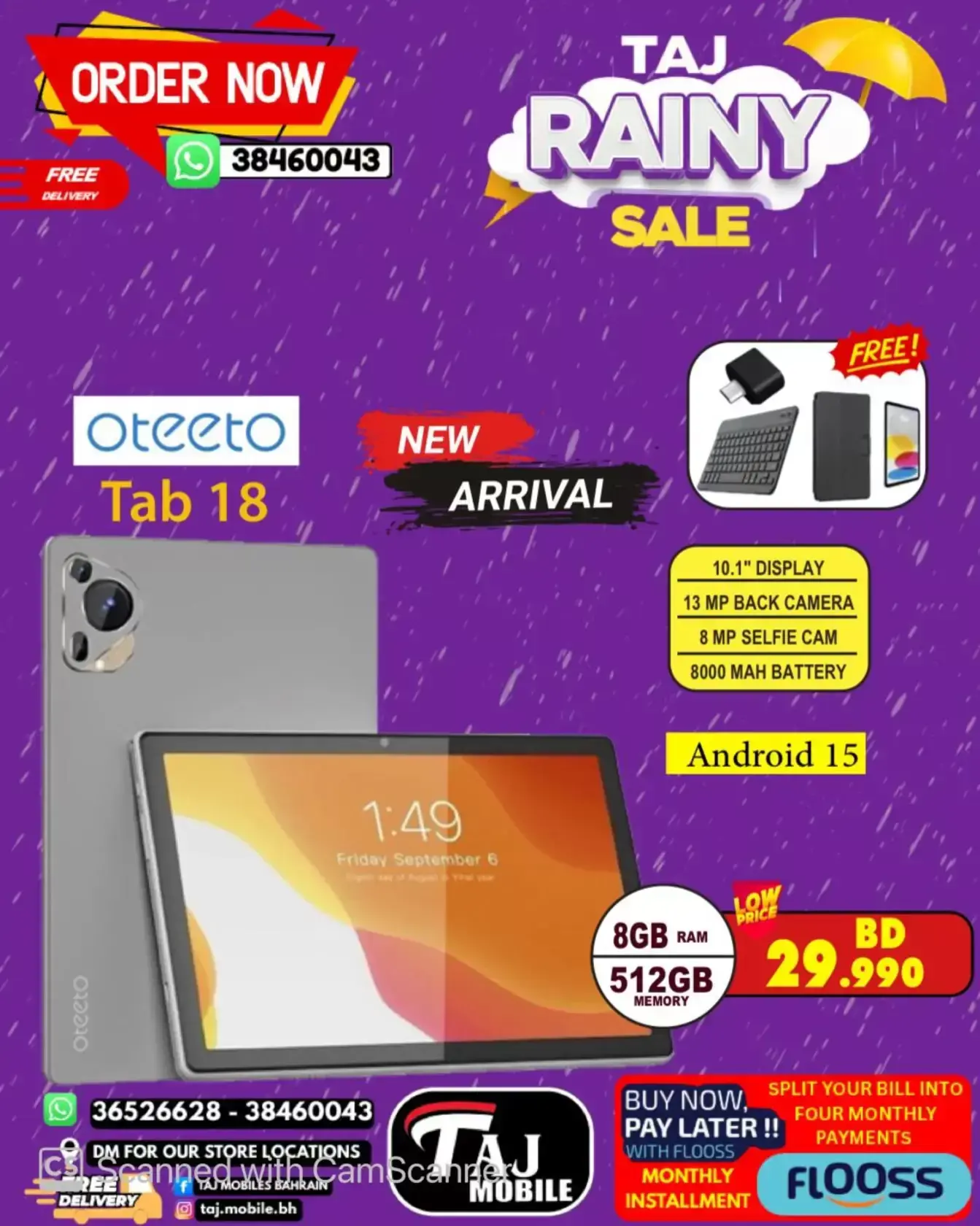 Taj Hypermarket Oman offers from 27 March to 2 April 2026 Rainy Days