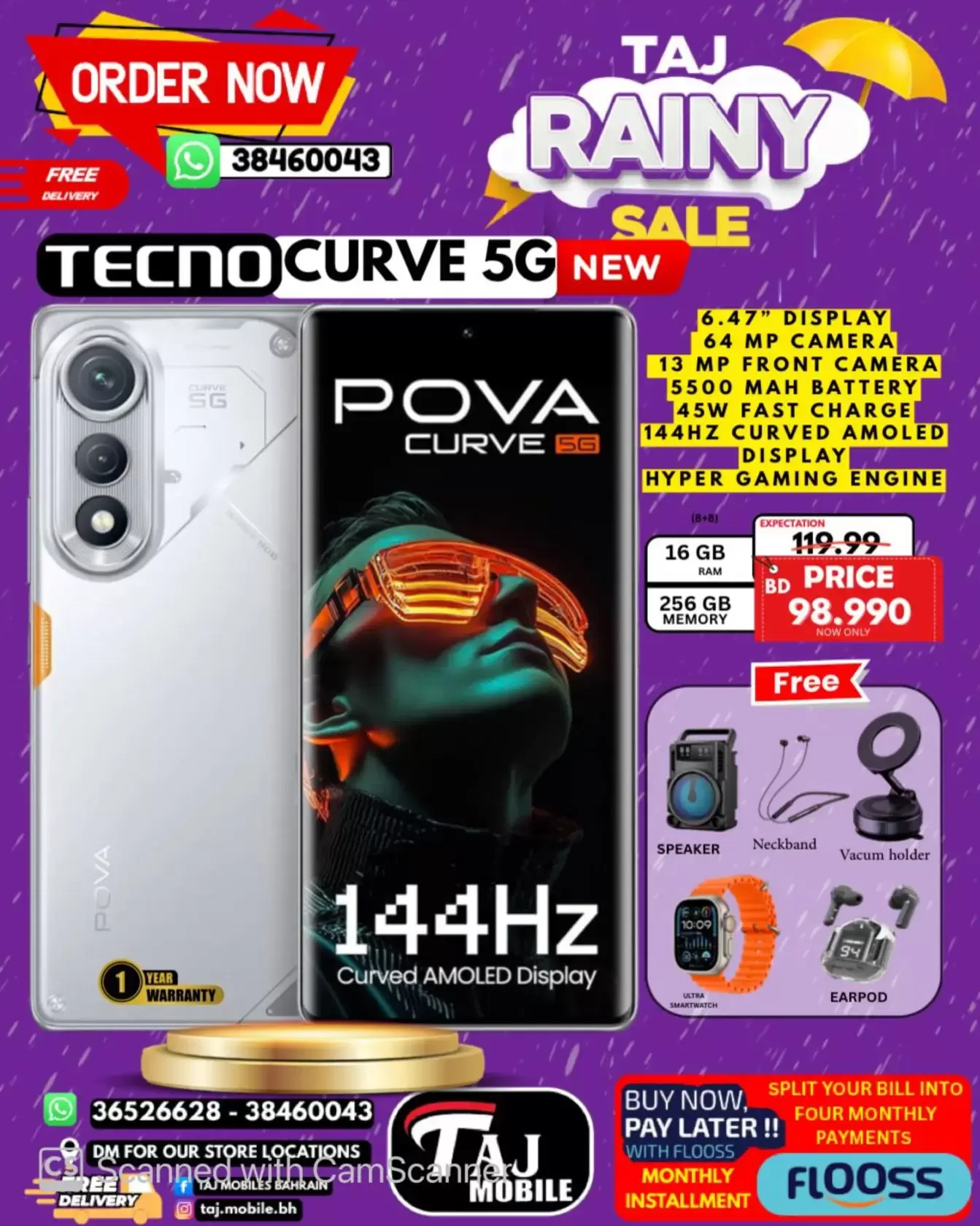 Taj Hypermarket Oman offers from 27 March to 2 April 2026 Rainy Days