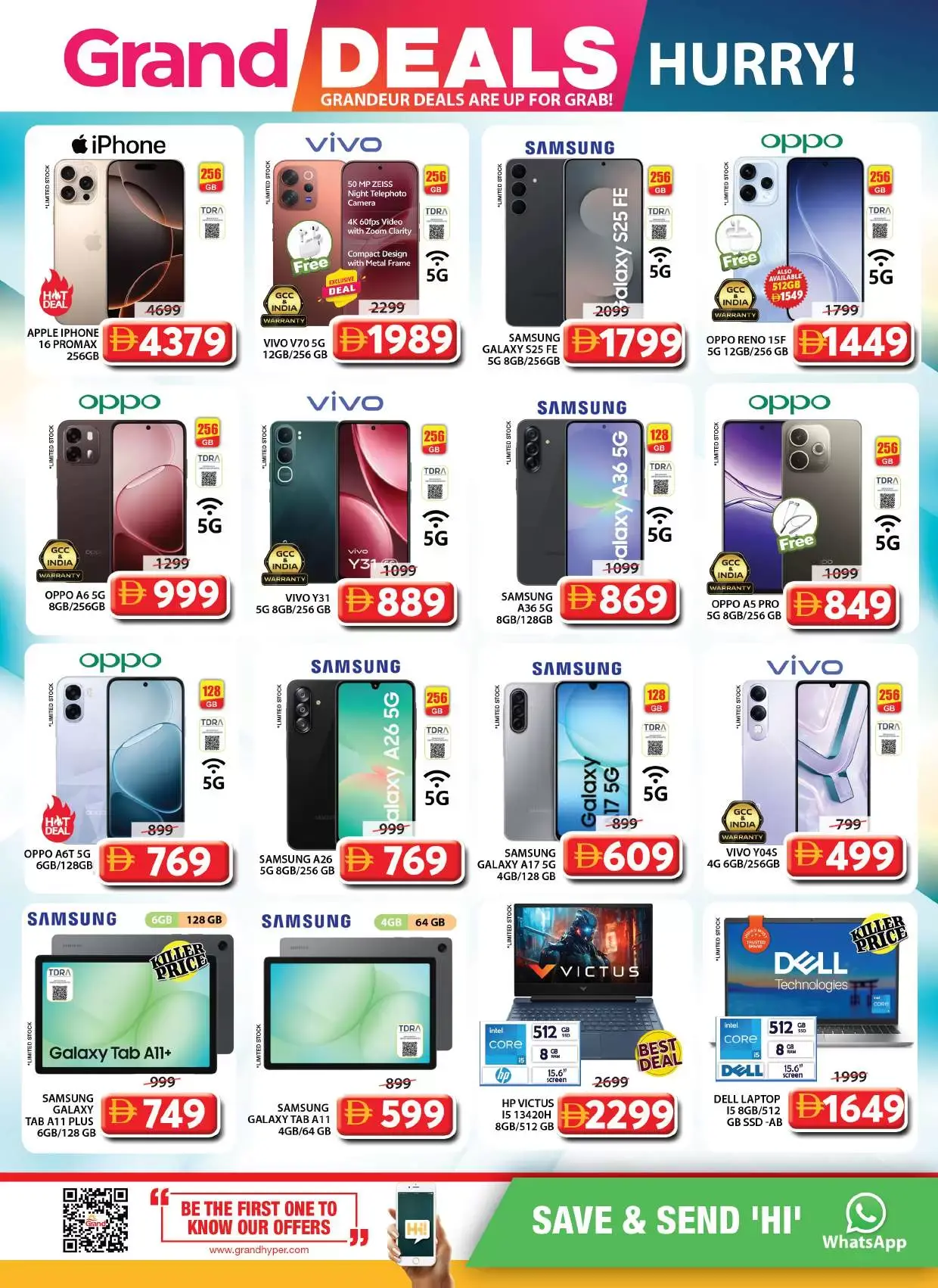 Grand Hypermarket offers in Al Musallah from 26 to 29 March 2026 Grand Deals