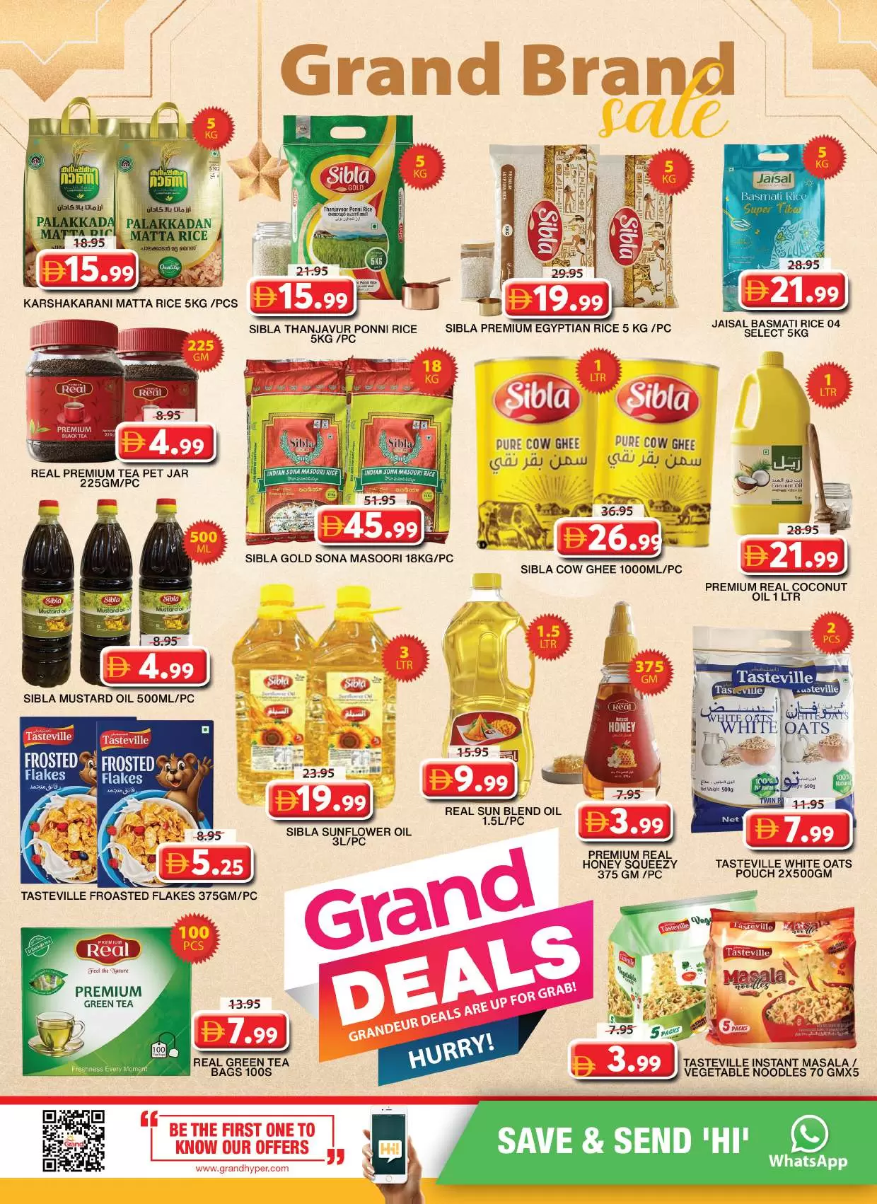 Grand Hypermarket offers in Al Musallah from 26 to 29 March 2026 Grand Deals