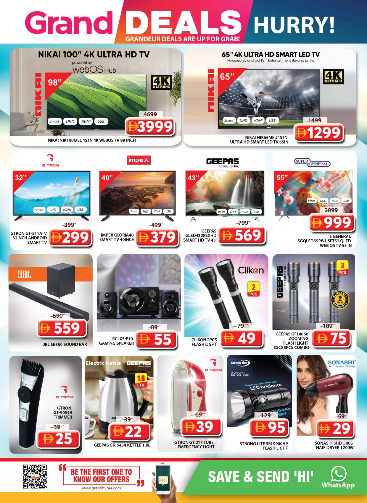 Grand Hypermarket offers in Al Musallah from 26 to 29 March 2026 Grand Deals