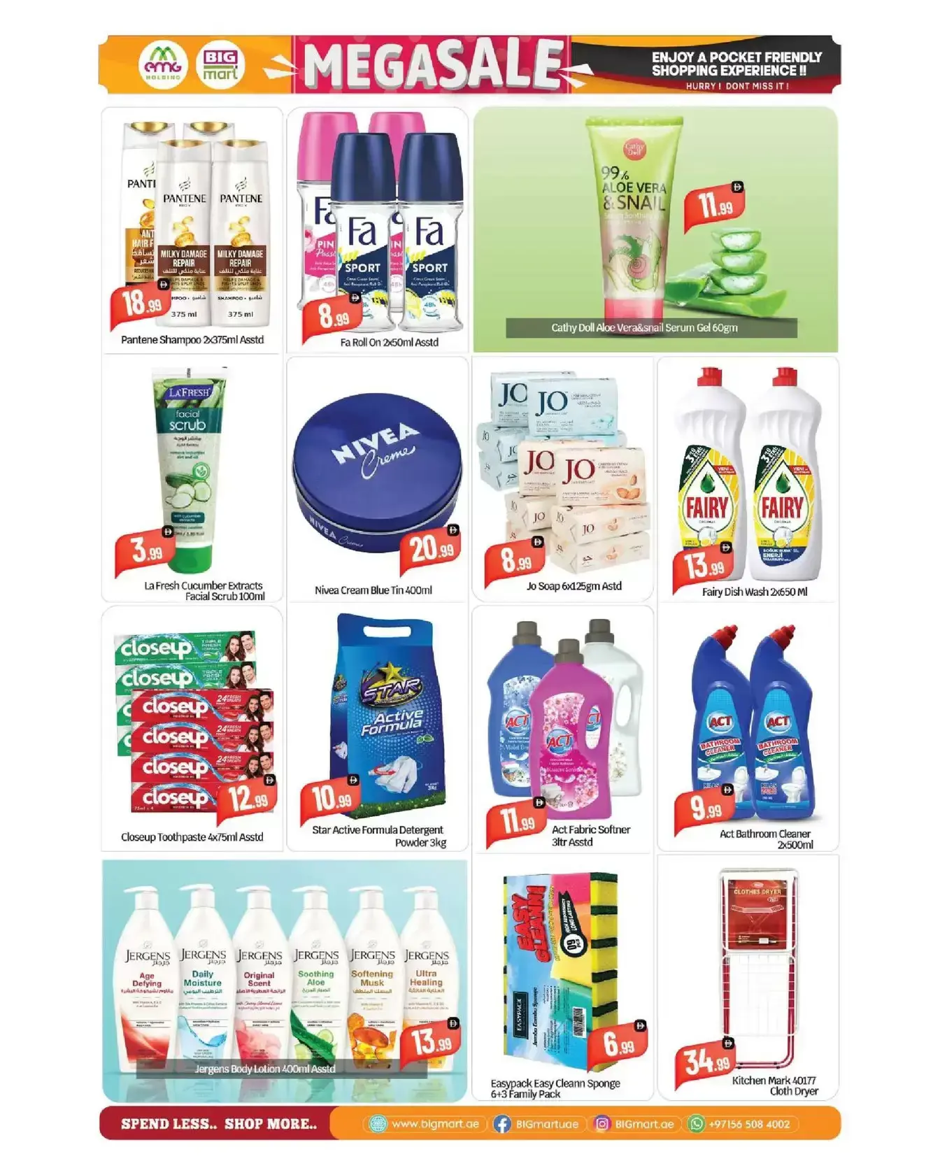 BIGmart offers in Ras Al Khor from 27 to 29 March 2026 Mega Sale