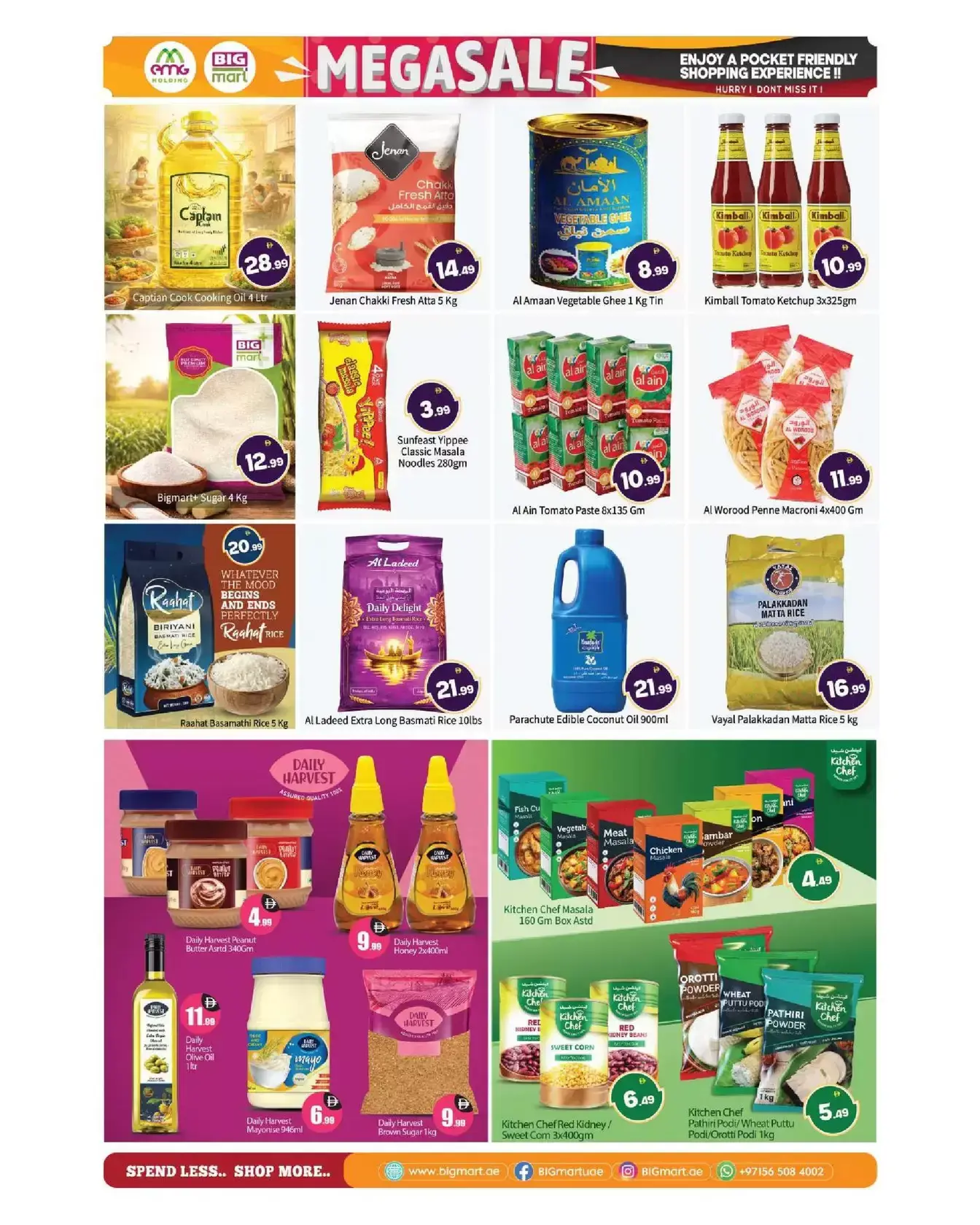 BIGmart offers in Ras Al Khor from 27 to 29 March 2026 Mega Sale