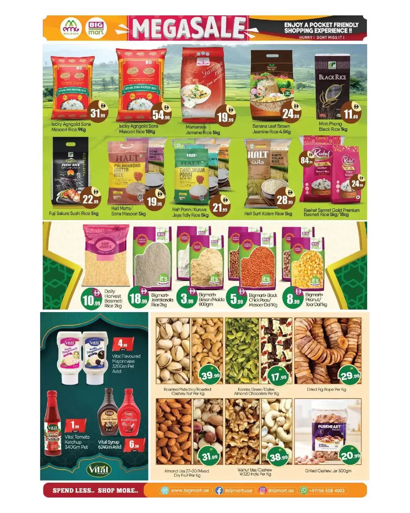 BIGmart offers in Ras Al Khor from 27 to 29 March 2026 Mega Sale