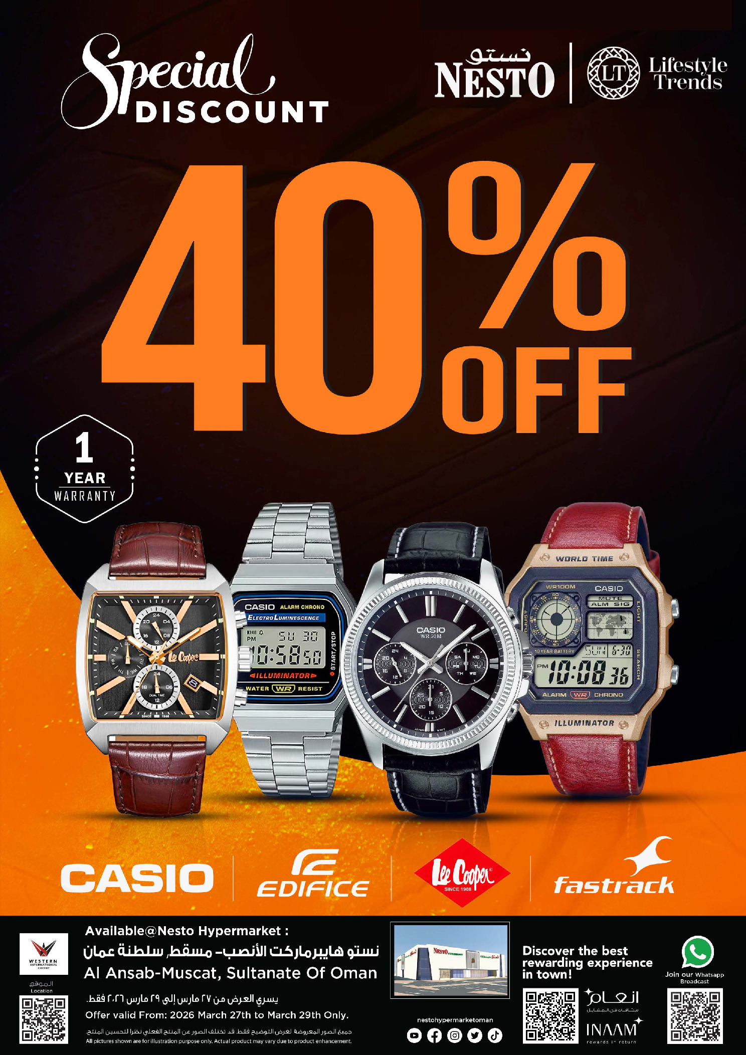 Offres Nesto Muscat de 27 à 29 mars 2026 Achetez plus, économisez plus