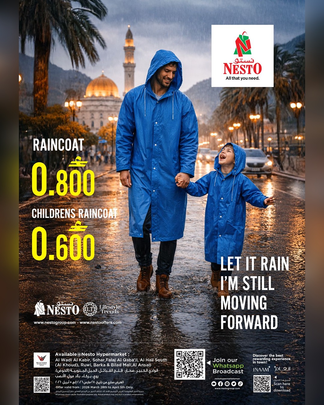 Nesto Oman offers from 28 March to 5 April 2026 offer Let the rain fall - Page 1