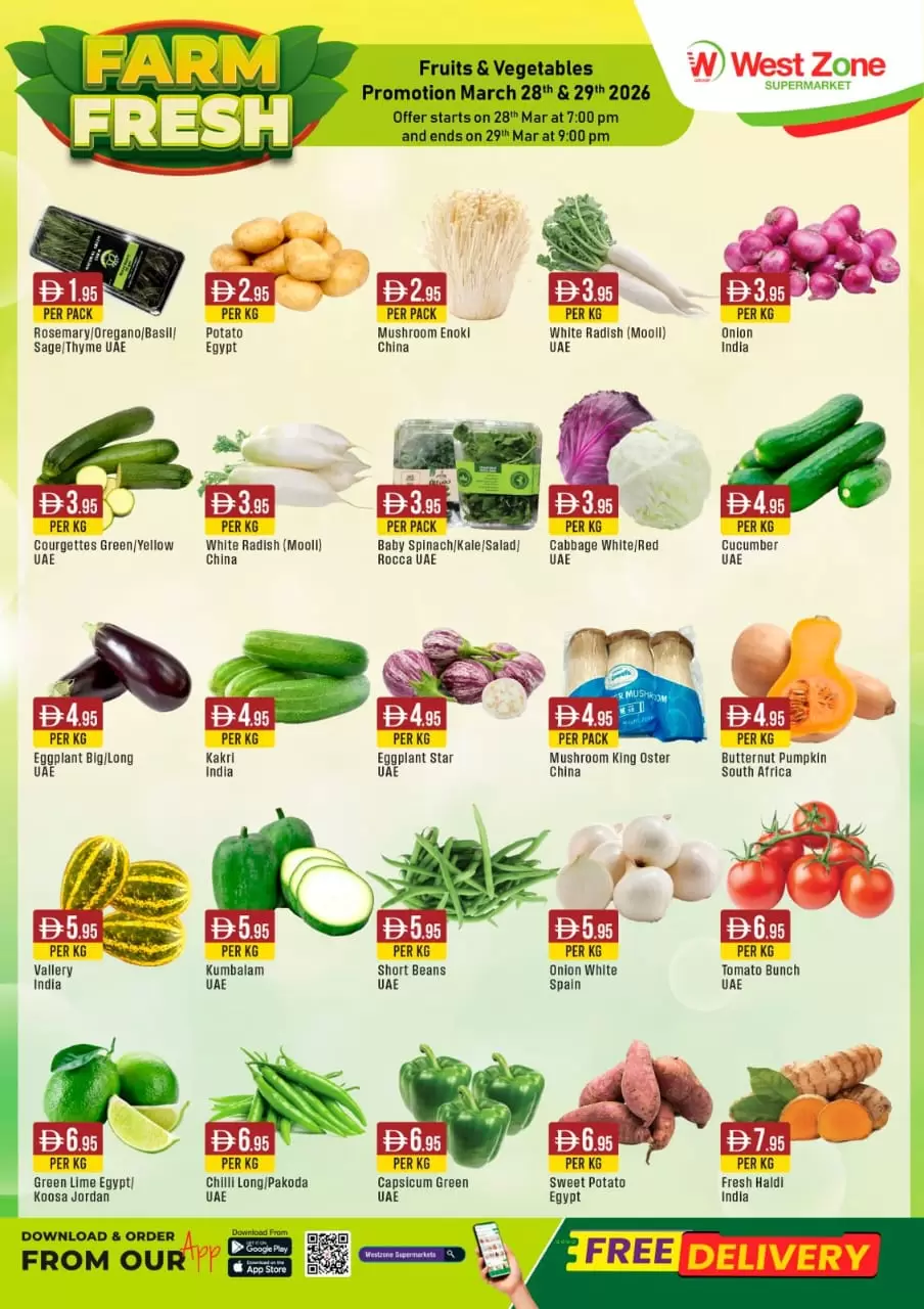 West Zone supermarket offers in Al Jurf from 28 to 29 March 2026 Fresh deals - Page 1