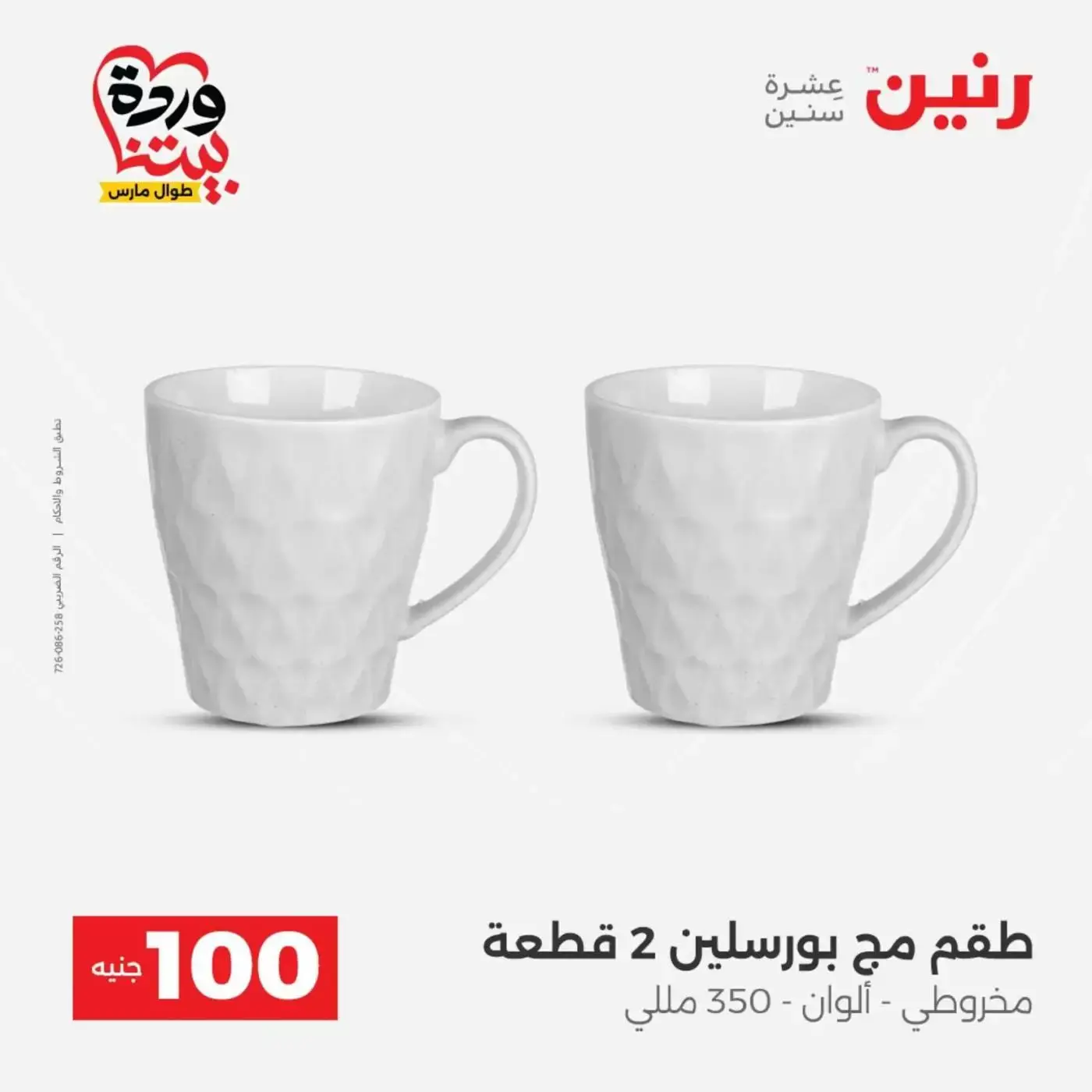 Raneen offers from 31 March to 1 April 2026 The 100 EGP Offer