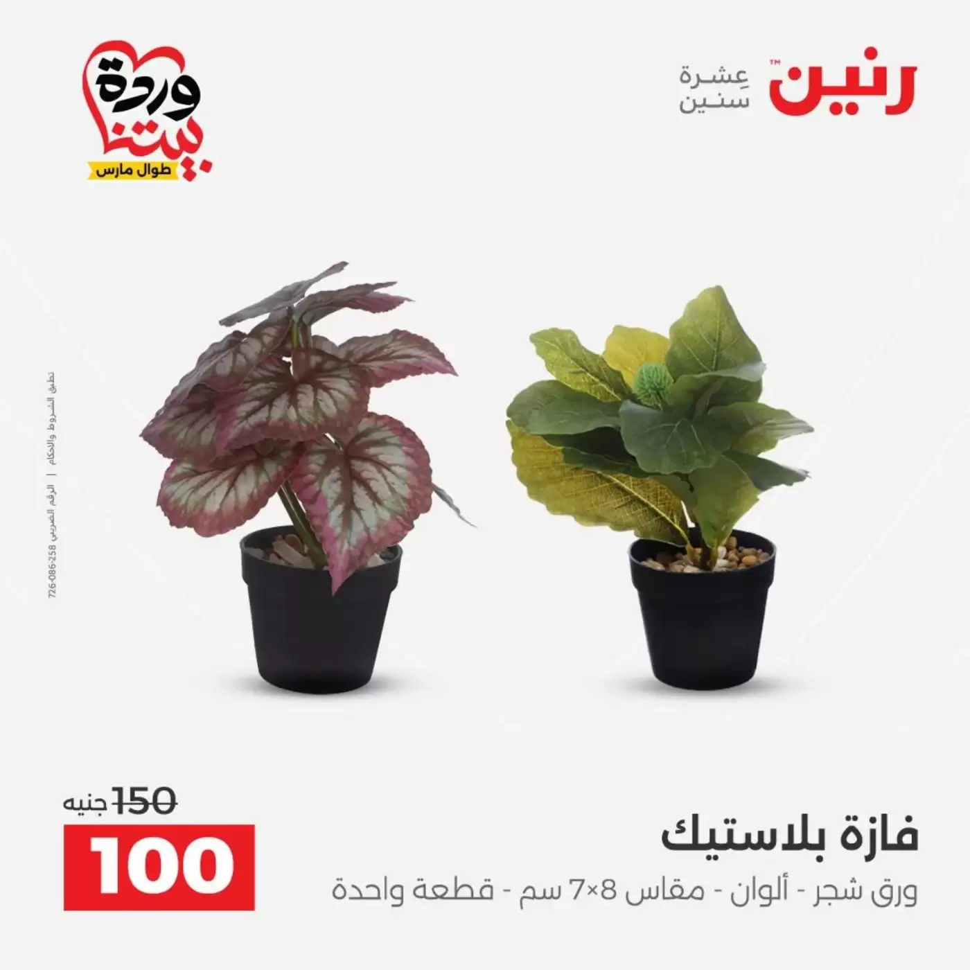 عروض رنين من ٣١ مارس حتى ١ أبريل ٢٠٢٦ عروض هدايا وديكورات