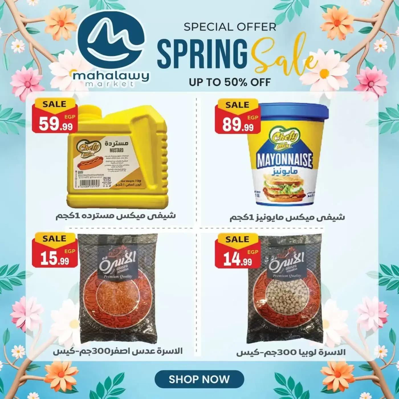 عروض أولاد المحلاوى من ٣١ مارس حتى ٤ أبريل ٢٠٢٦ تخفيضات الربيع