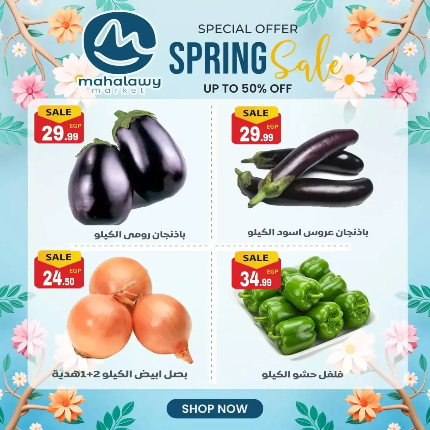 عروض أولاد المحلاوى من ٣١ مارس حتى ٤ أبريل ٢٠٢٦ تخفيضات الربيع