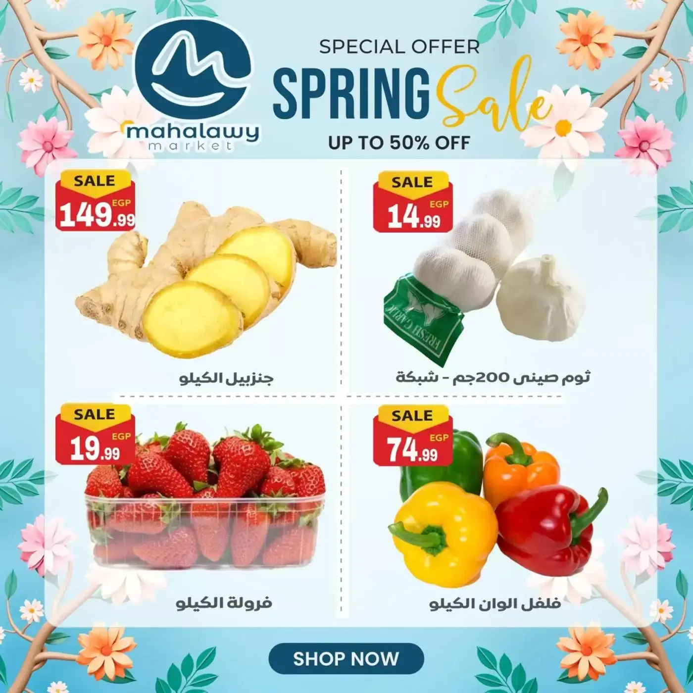 عروض أولاد المحلاوى من ٣١ مارس حتى ٤ أبريل ٢٠٢٦ تخفيضات الربيع