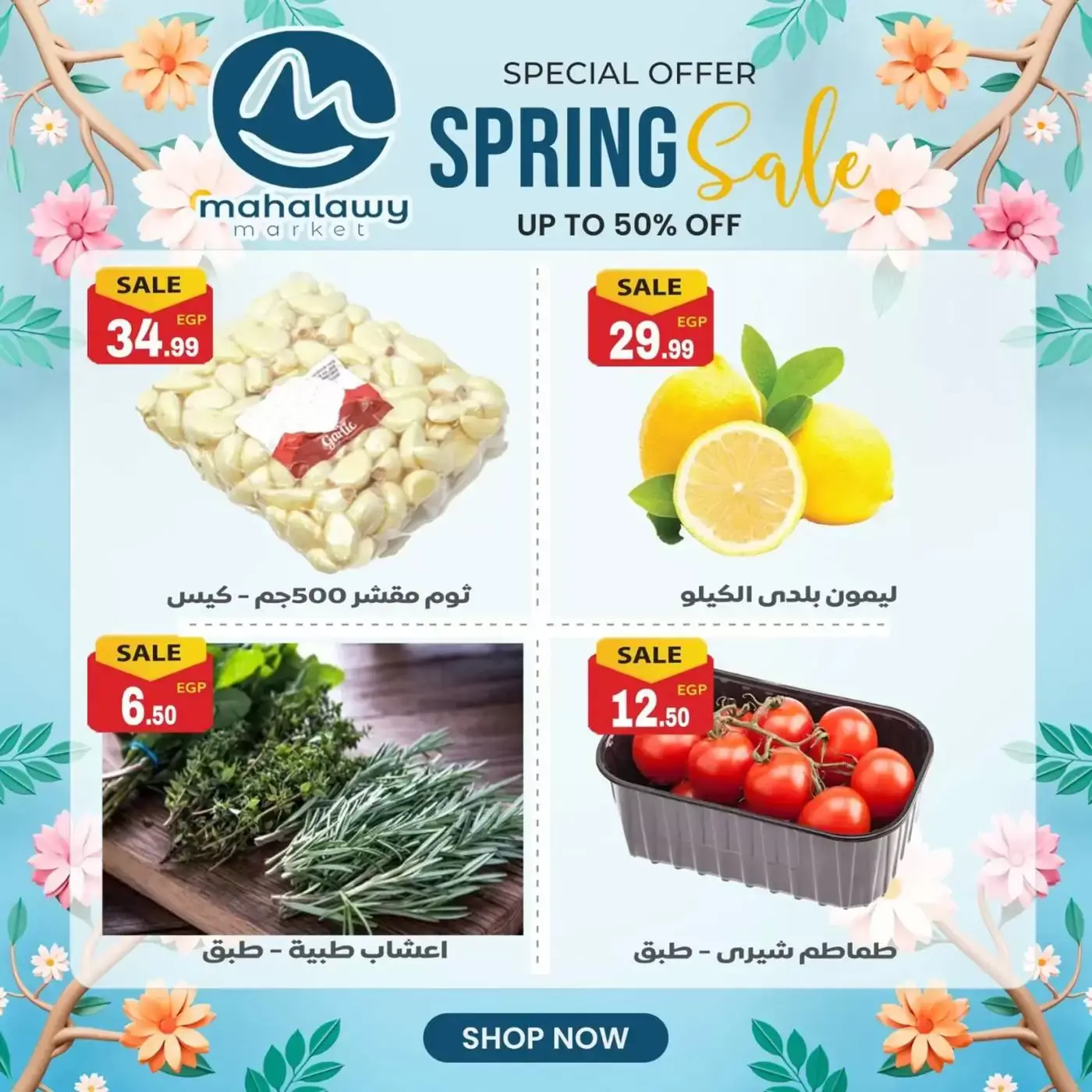 عروض أولاد المحلاوى من ٣١ مارس حتى ٤ أبريل ٢٠٢٦ تخفيضات الربيع