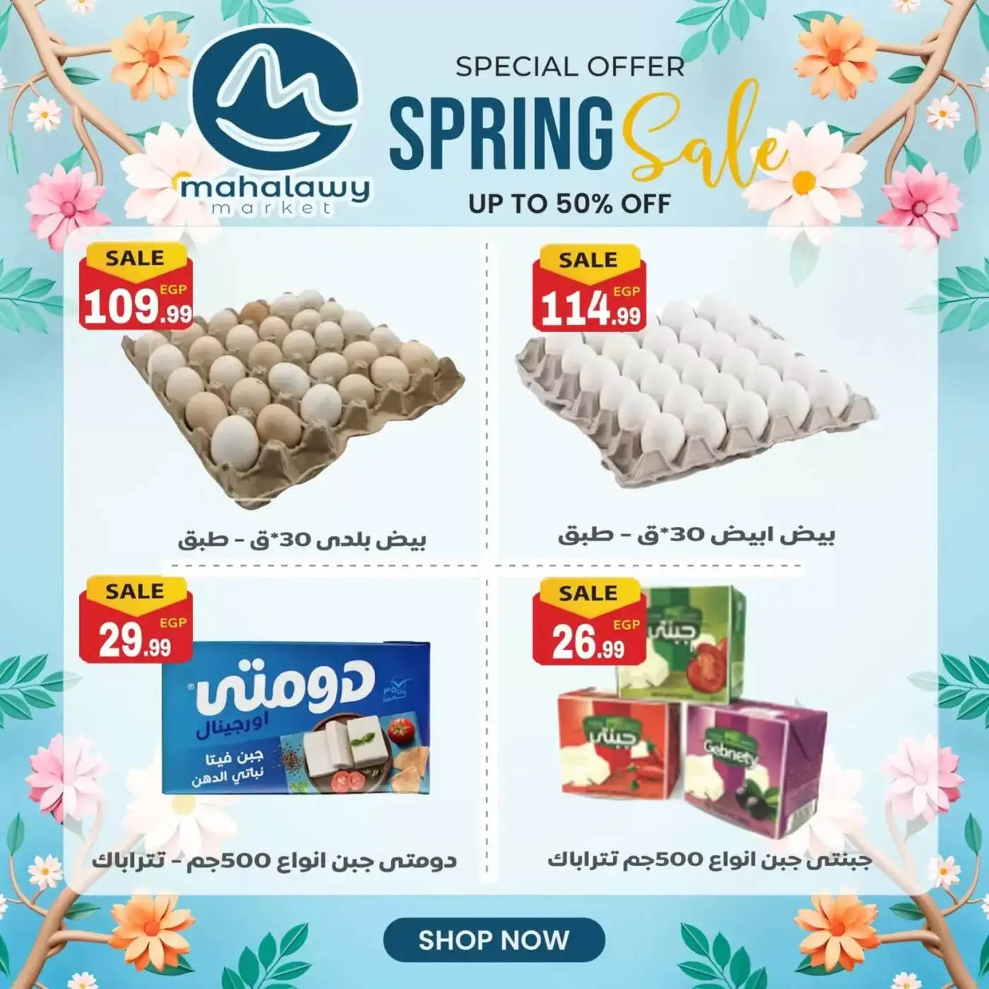 عروض أولاد المحلاوى من ٣١ مارس حتى ٤ أبريل ٢٠٢٦ تخفيضات الربيع