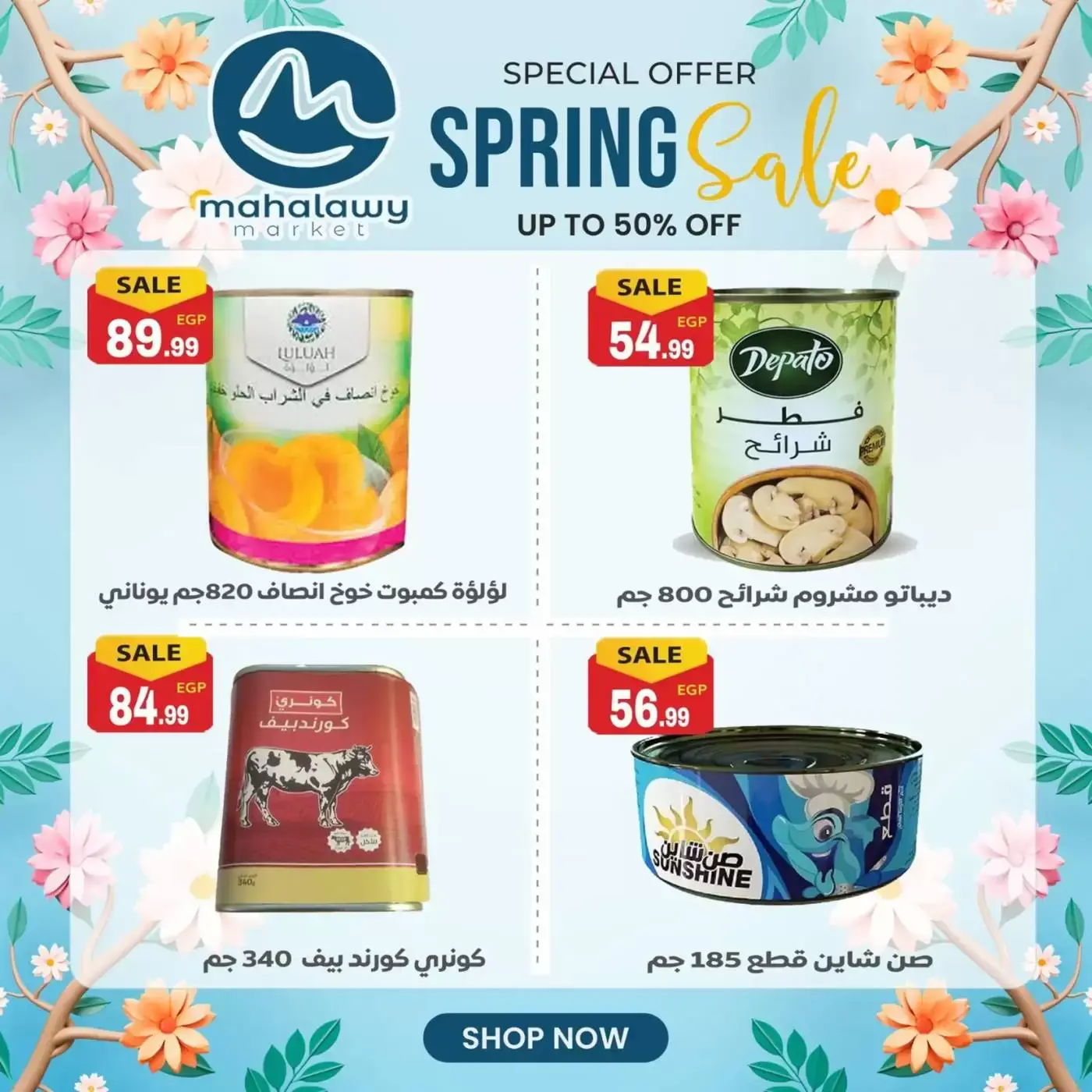 عروض أولاد المحلاوى من ٣١ مارس حتى ٤ أبريل ٢٠٢٦ تخفيضات الربيع