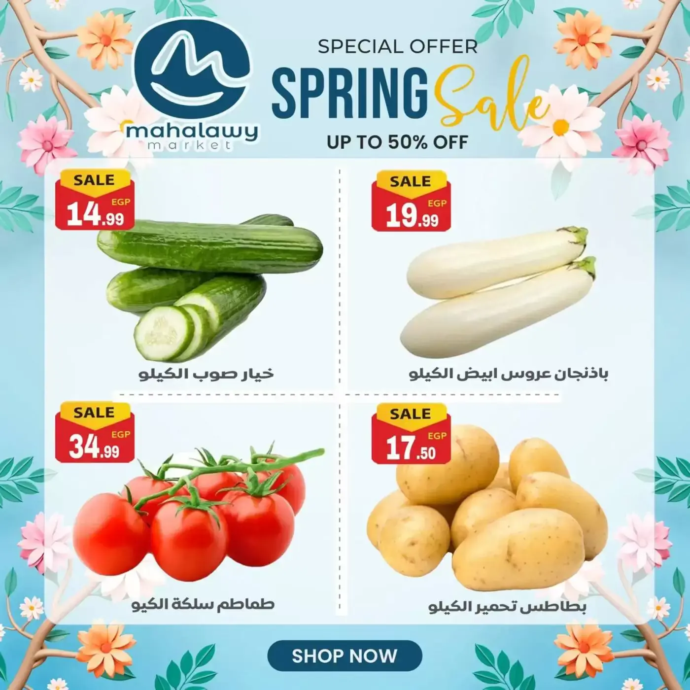 عروض أولاد المحلاوى من ٣١ مارس حتى ٤ أبريل ٢٠٢٦ تخفيضات الربيع