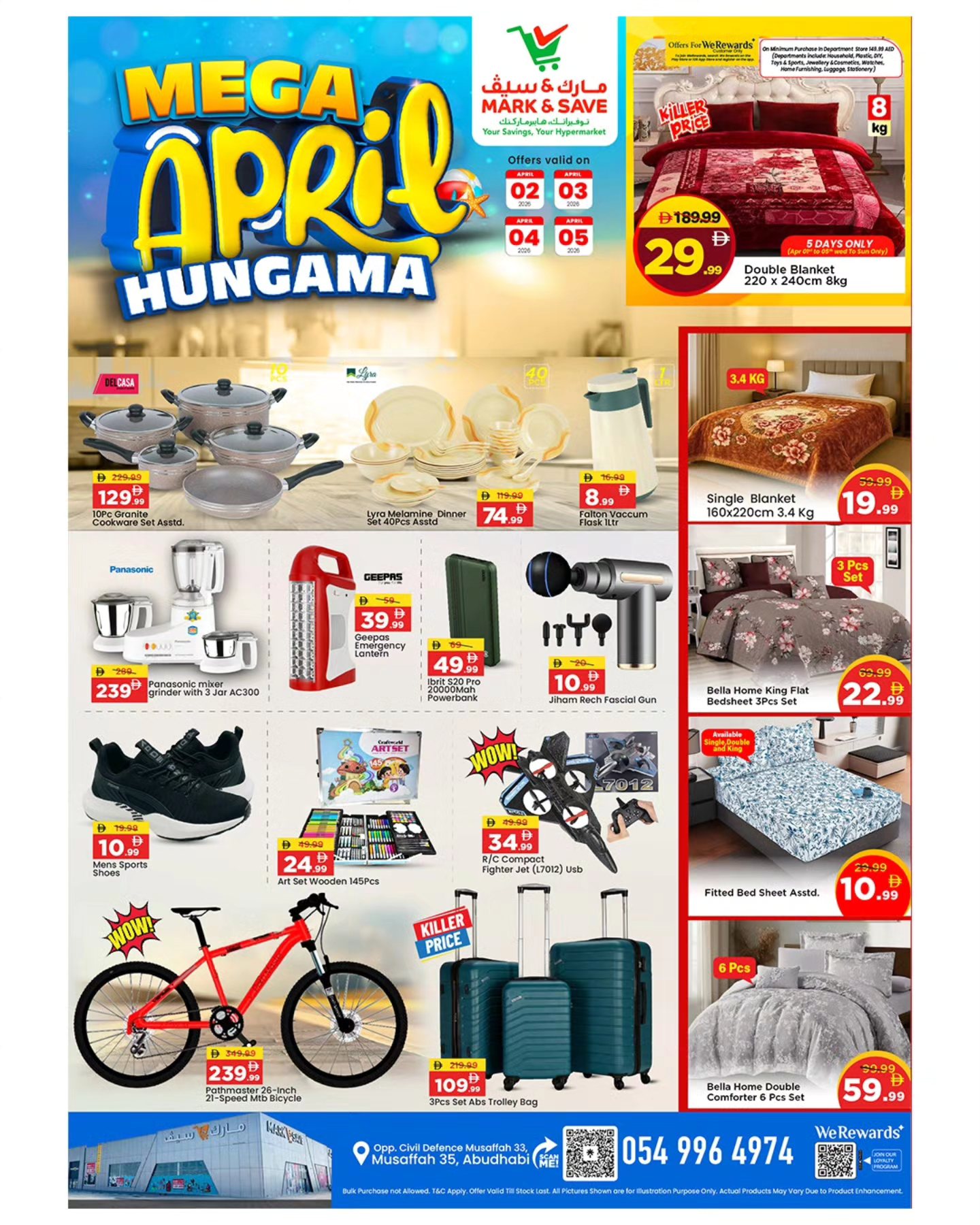 Mark & Save offers in Almsfh from 2 to 5 April 2026 MEGA APRIL HANGAMA
