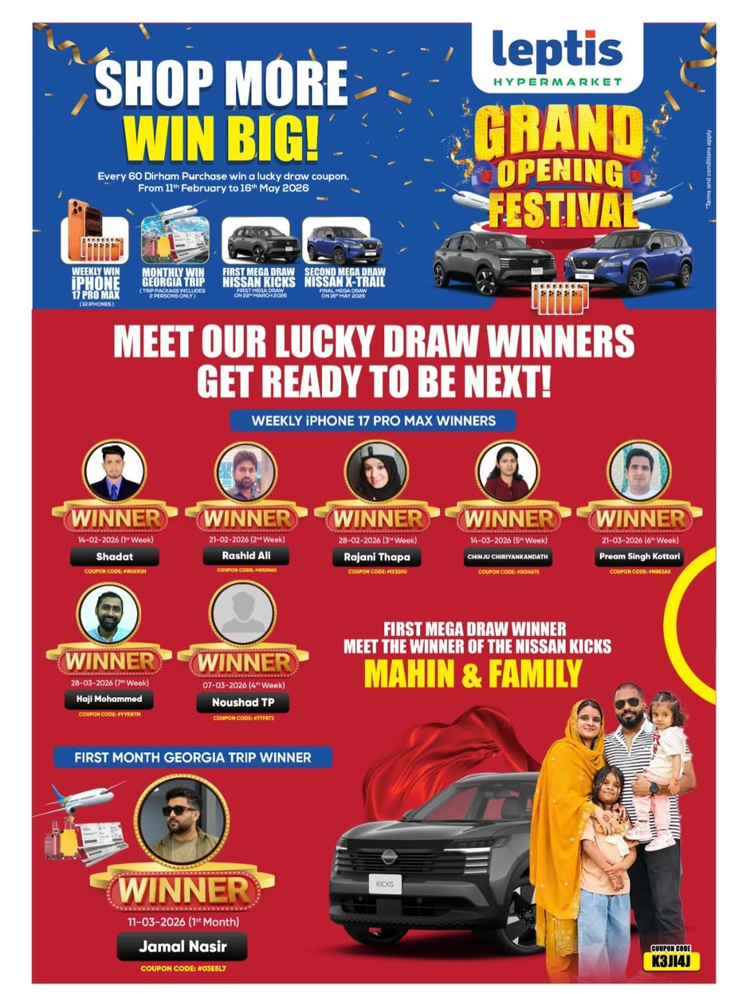 Ofertas de Hipermercado Leptis Al Ain de 2 a 5 abril 2026 Rebajas enormes.