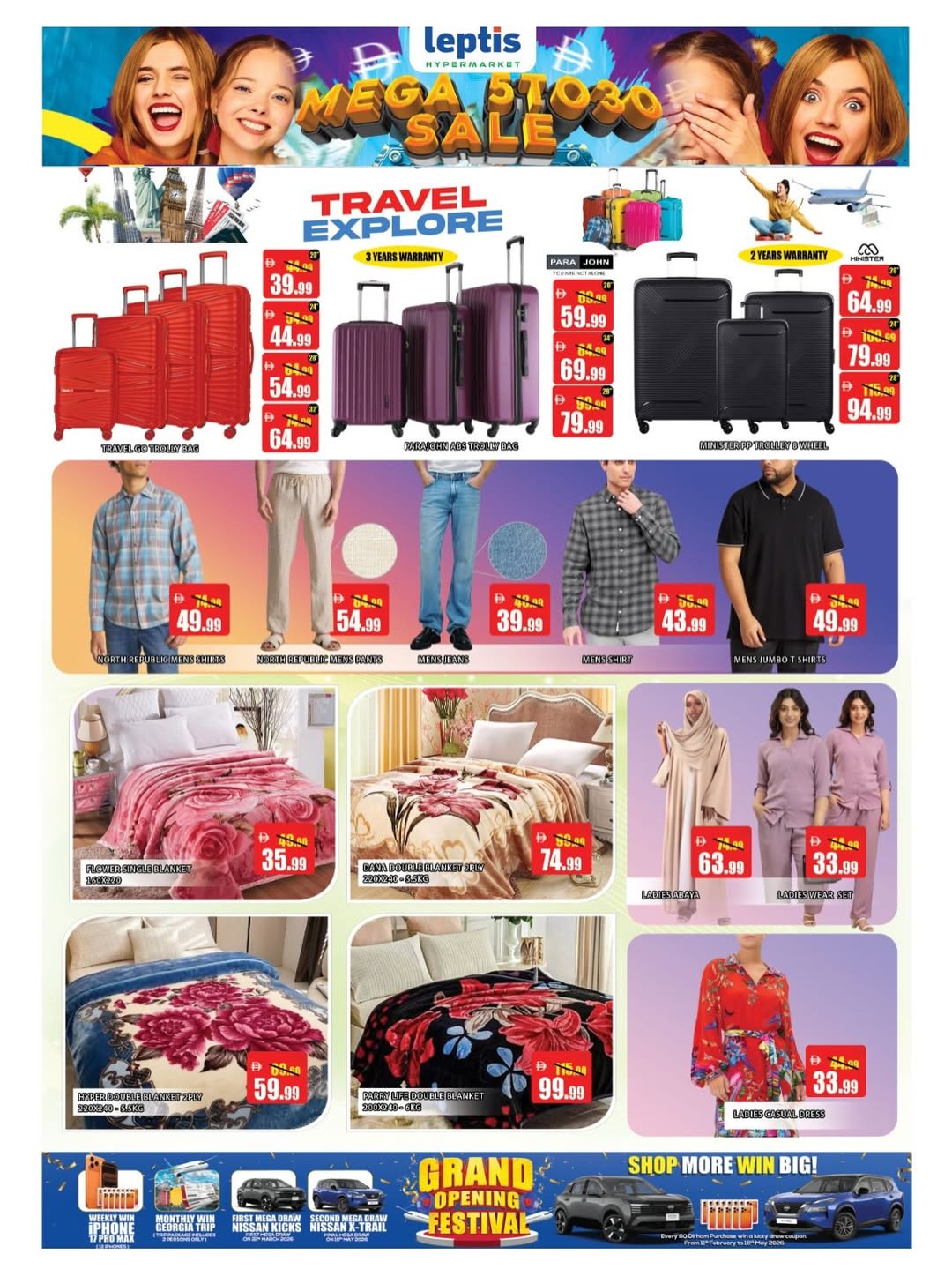 Ofertas de Hipermercado Leptis Al Ain de 2 a 5 abril 2026 Rebajas enormes.